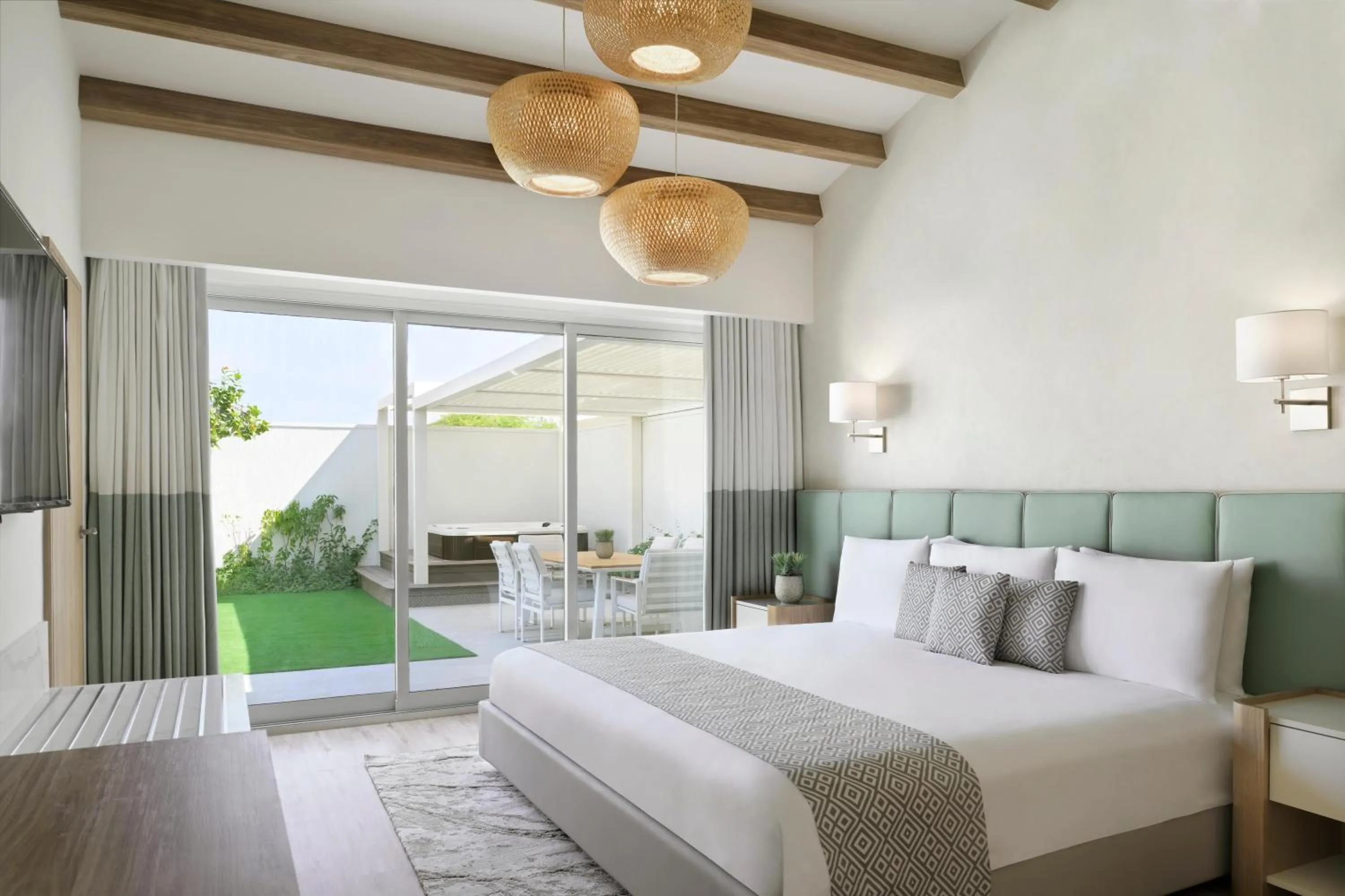 Photo of the whole room, Bed in JA Hatta Fort Hotel