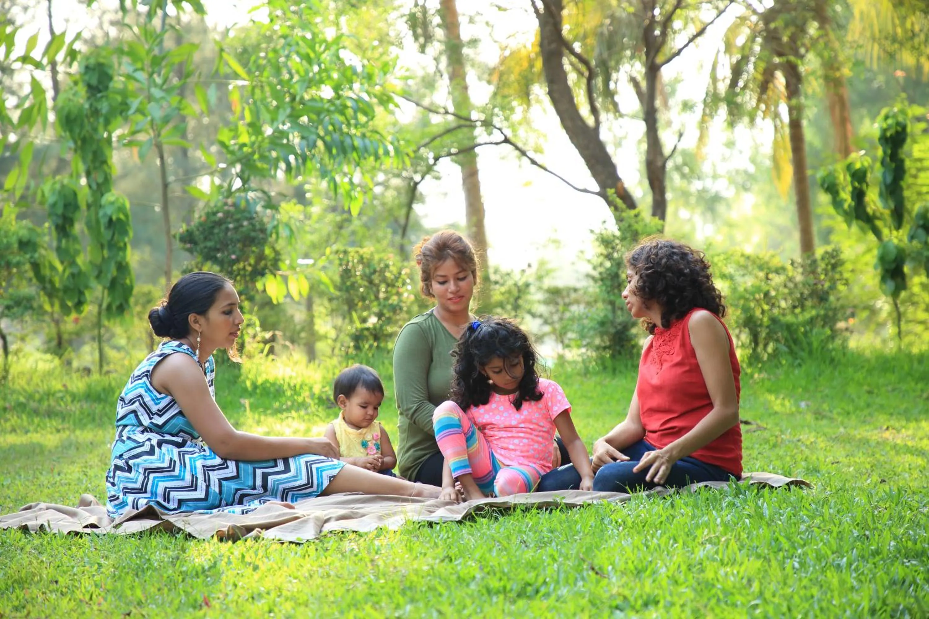 People in Pinewood Resort