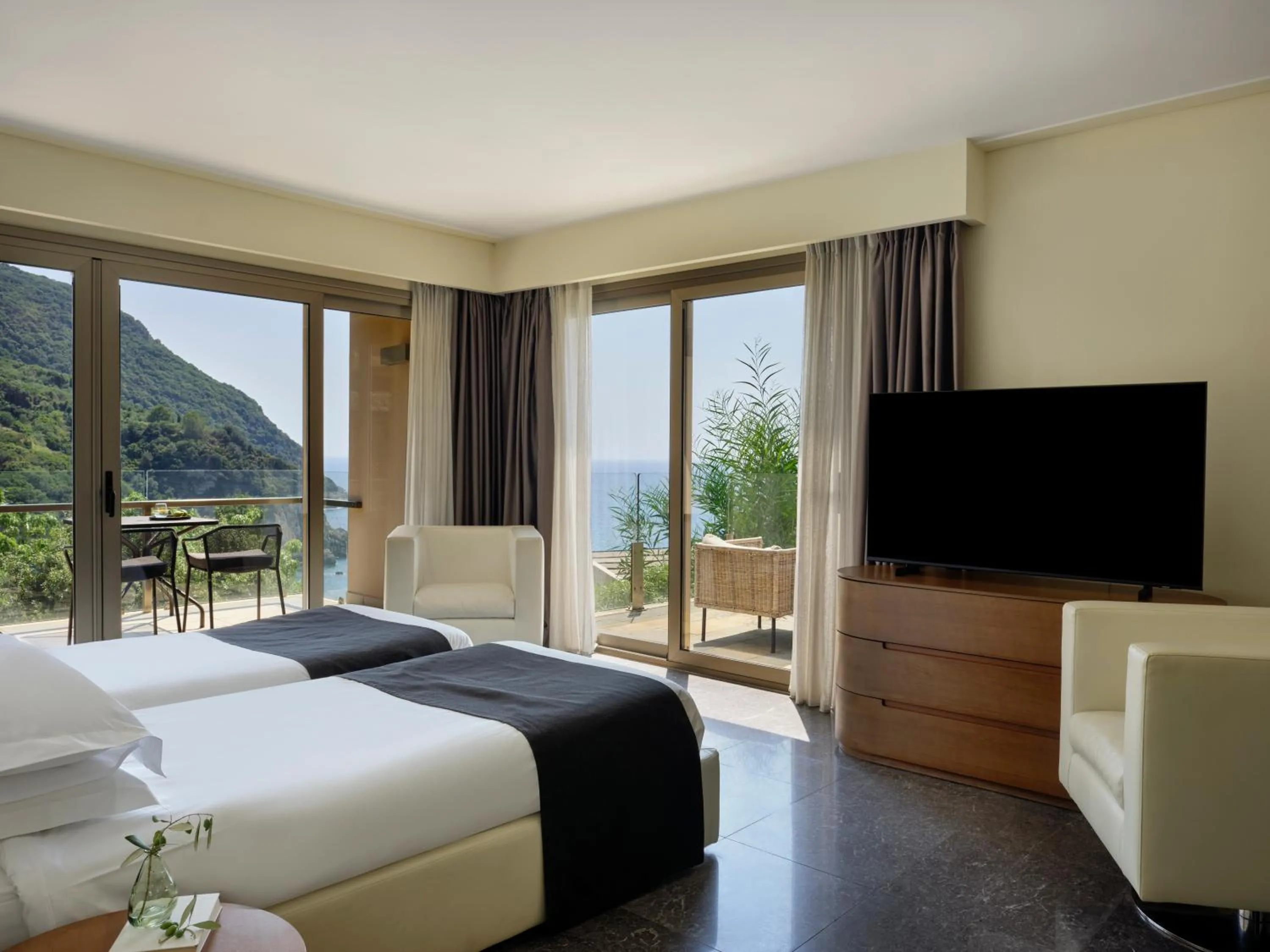 Bed in Atlantica Grand Mediterraneo Resort - Adults Only