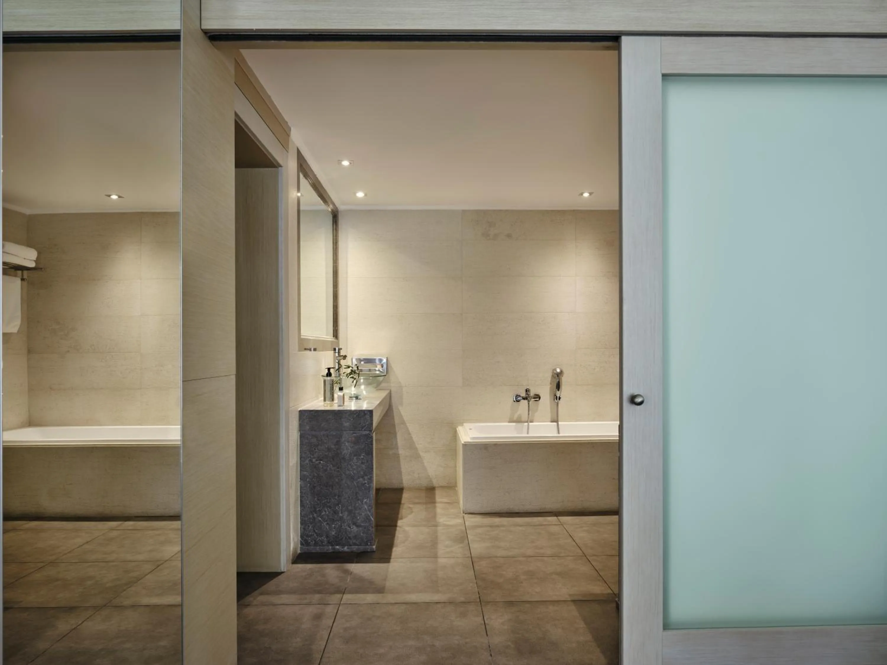 Bathroom in Atlantica Grand Mediterraneo Resort - Adults Only