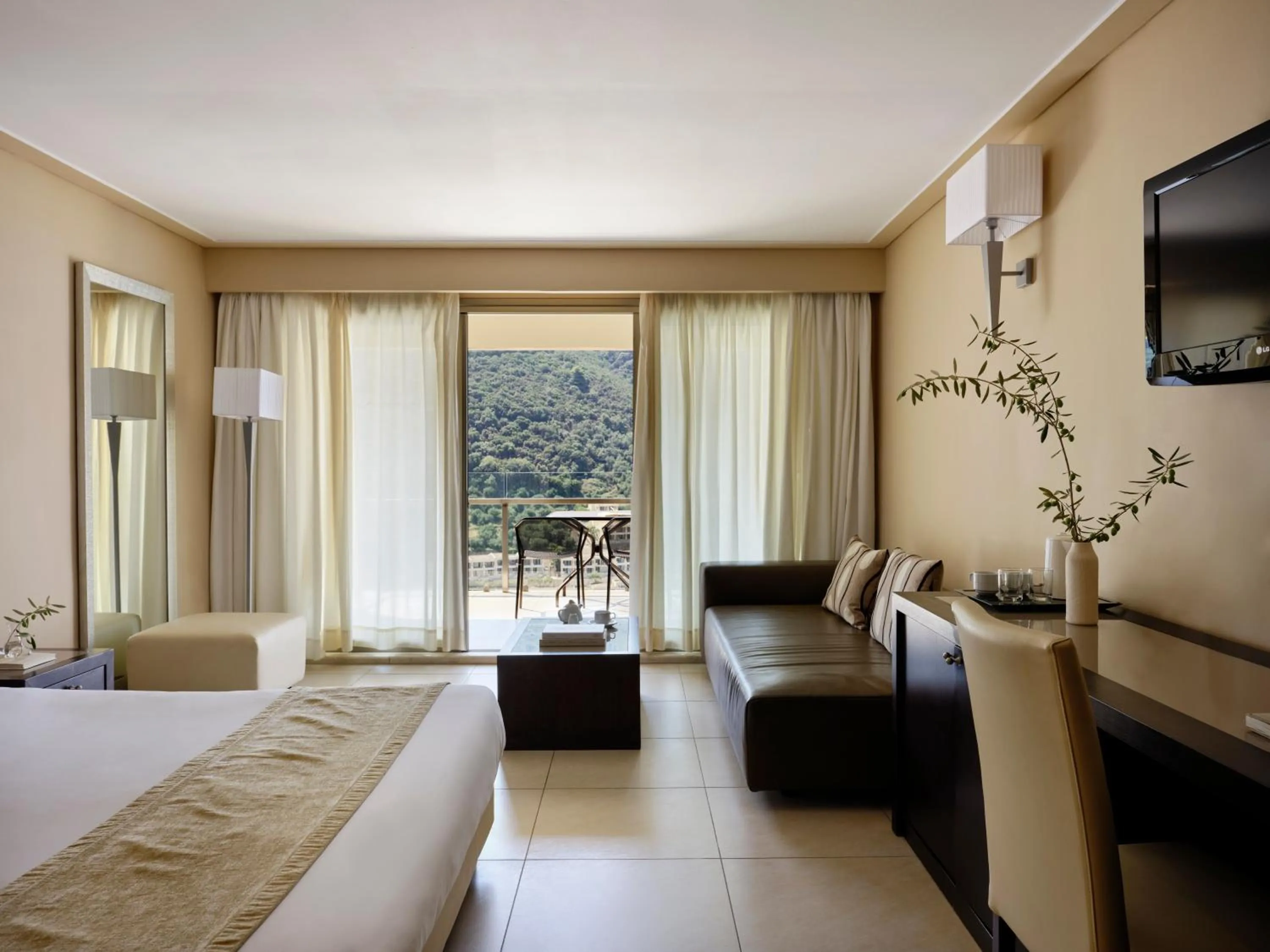 Bedroom, Bed in Atlantica Grand Mediterraneo Resort - Adults Only