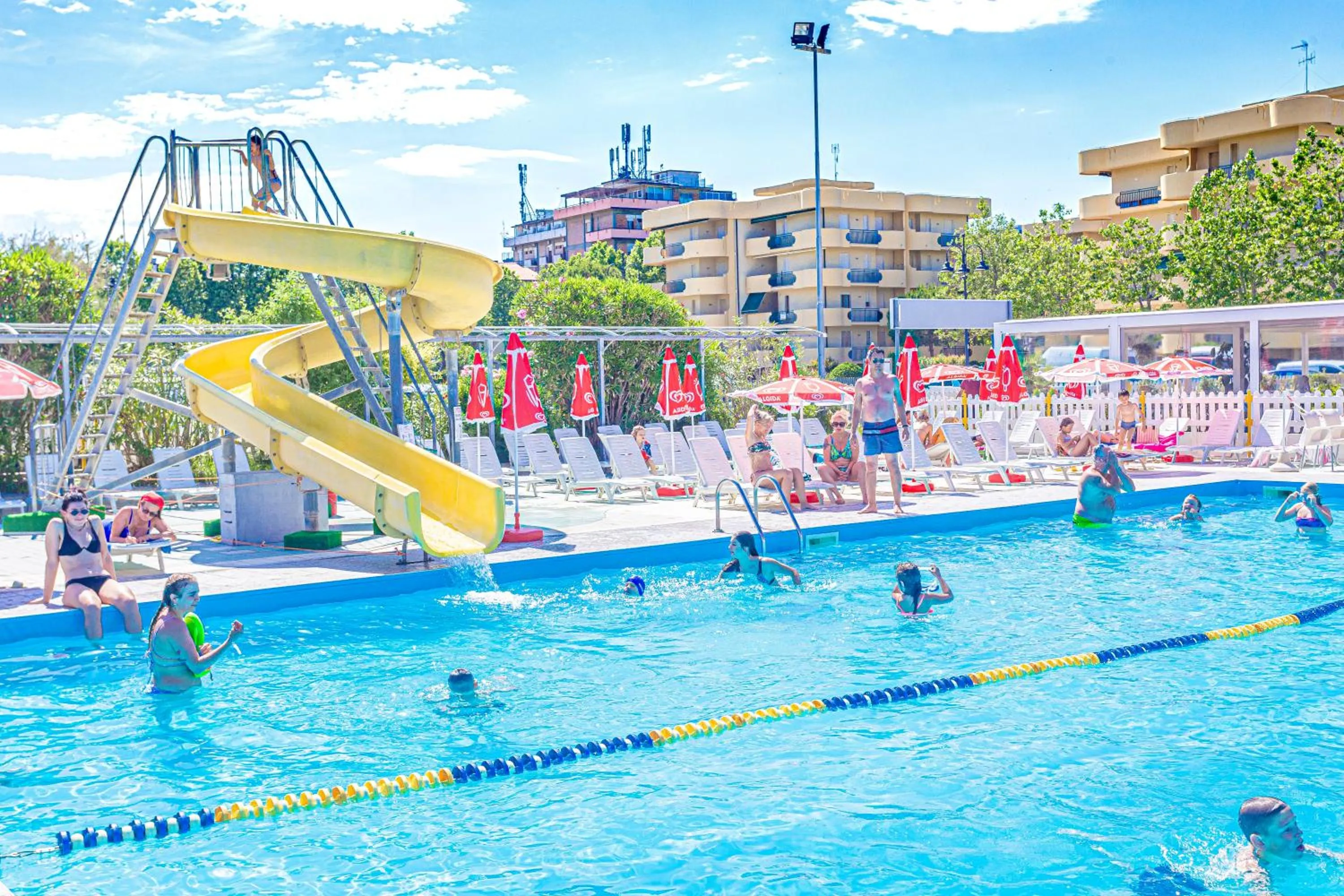 Aqua park in Hotel Rio Beach & Breakfast