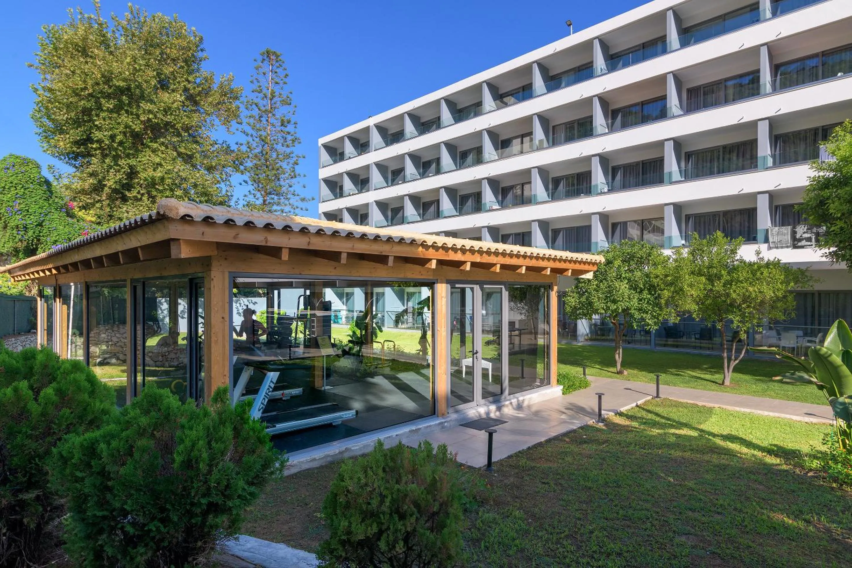 Fitness centre/facilities in Oceanis Beach Hotel