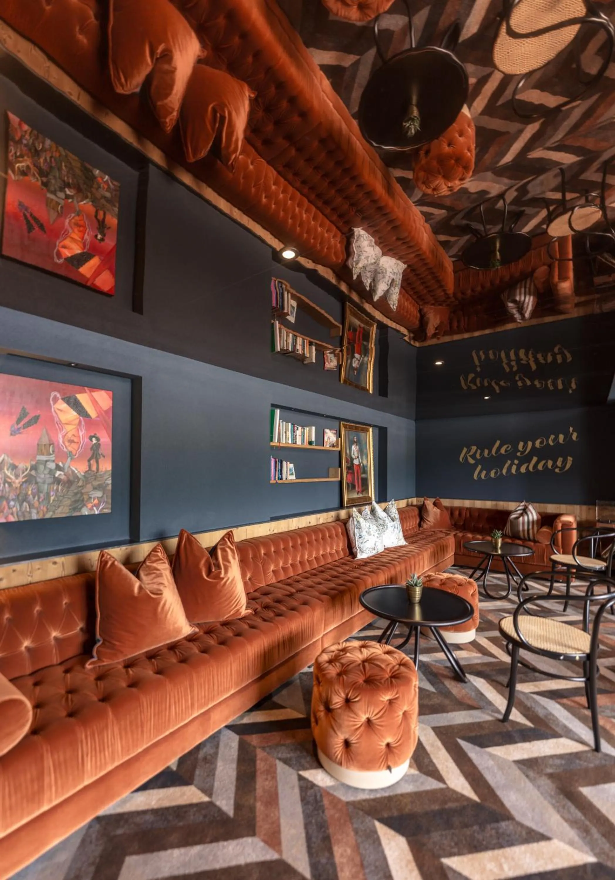 Lounge or bar in Appartements Erzherzog Johann