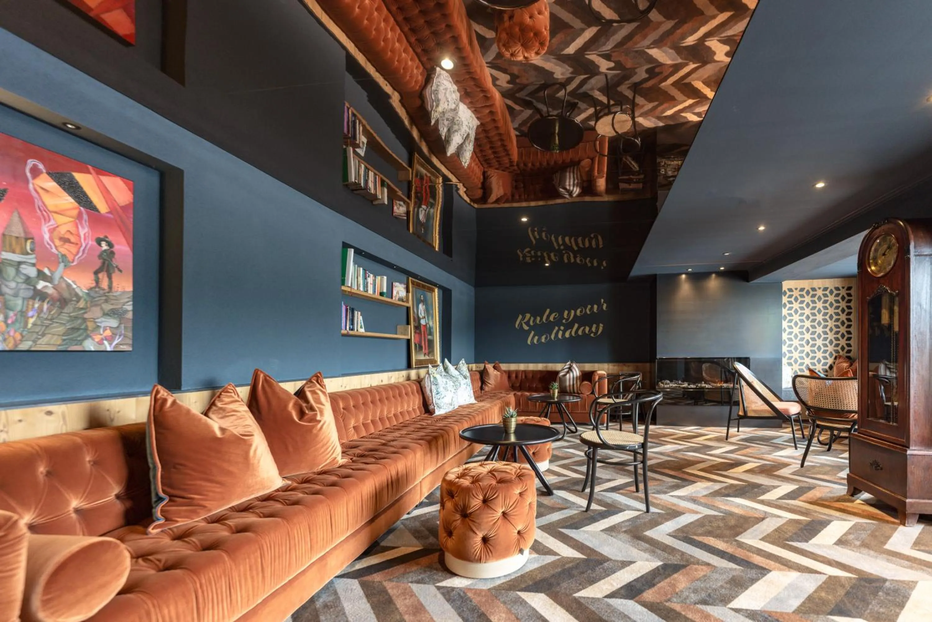 Lounge or bar in Appartements Erzherzog Johann