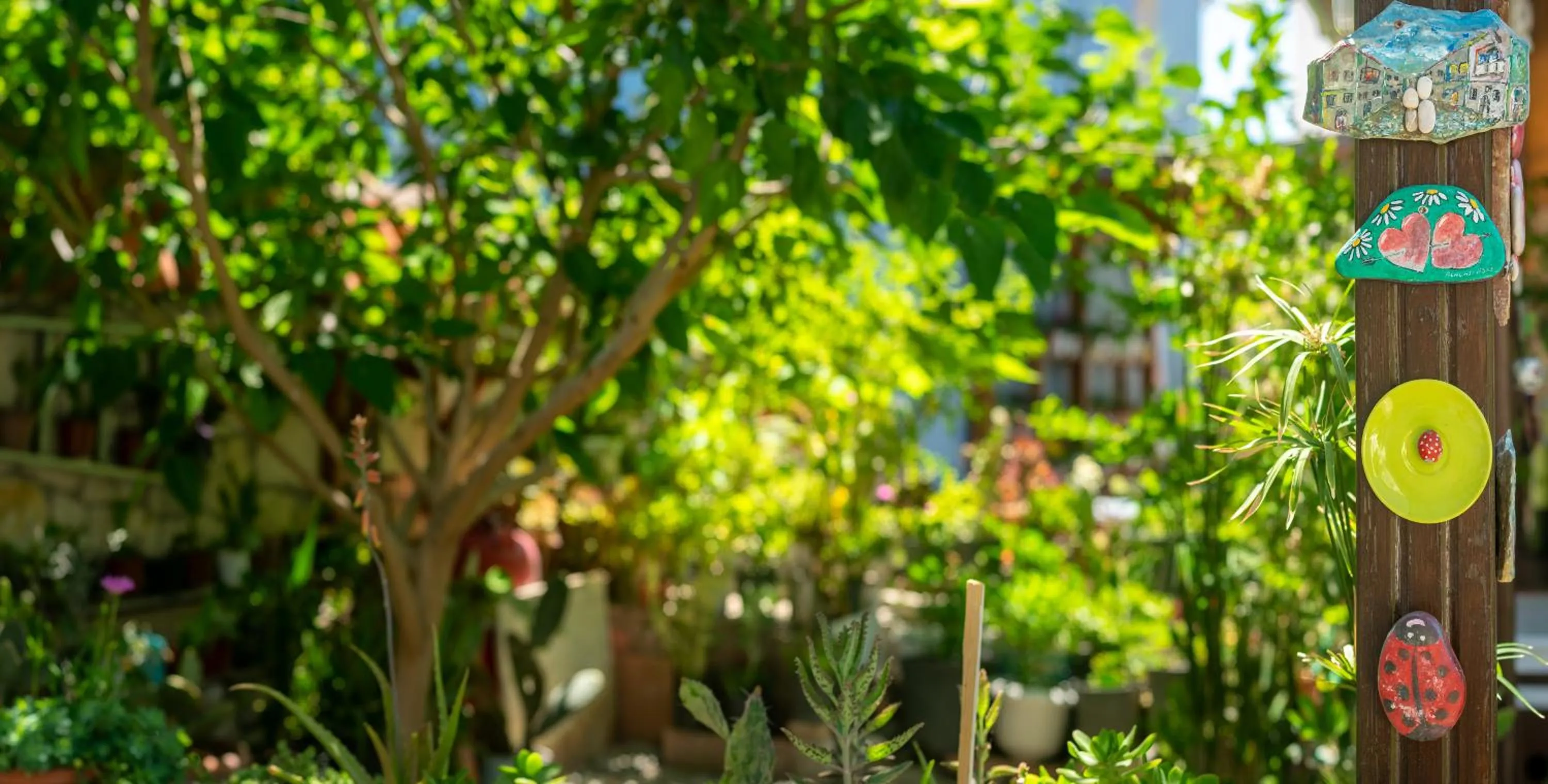 Garden in Flores Hotel Alaçatı