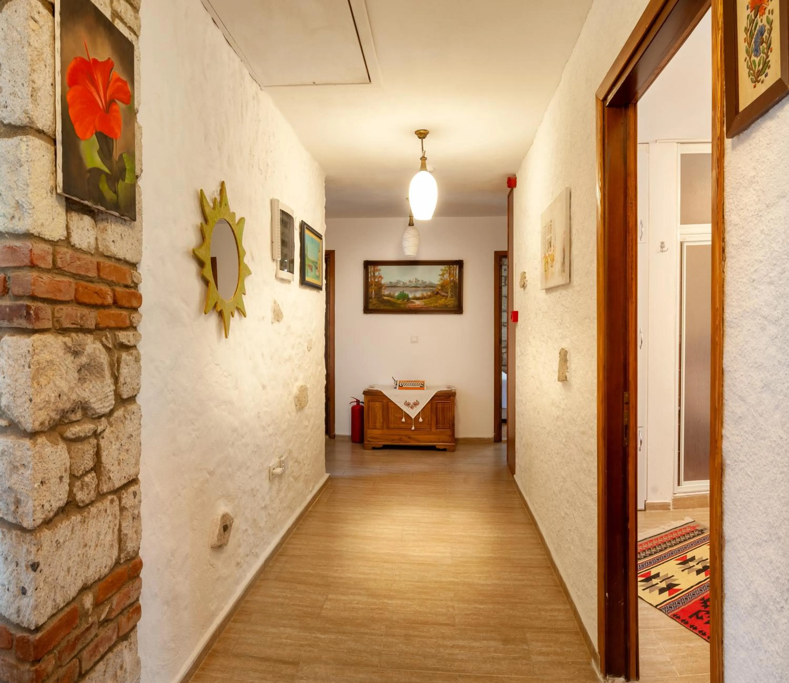 Floor plan, Bed in Flores Hotel Alaçatı