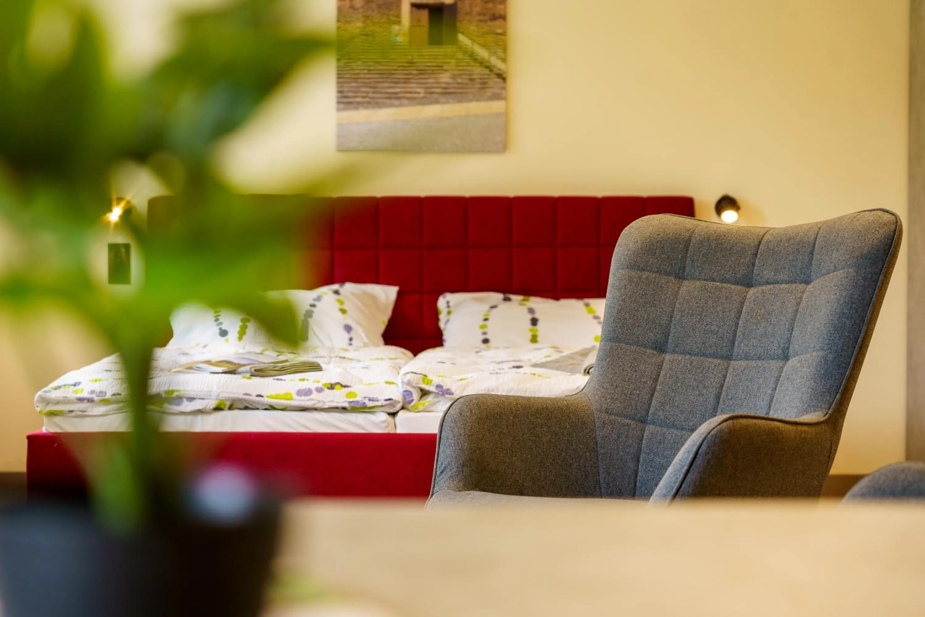 Bed in Hotel und Hostel Gleisbett