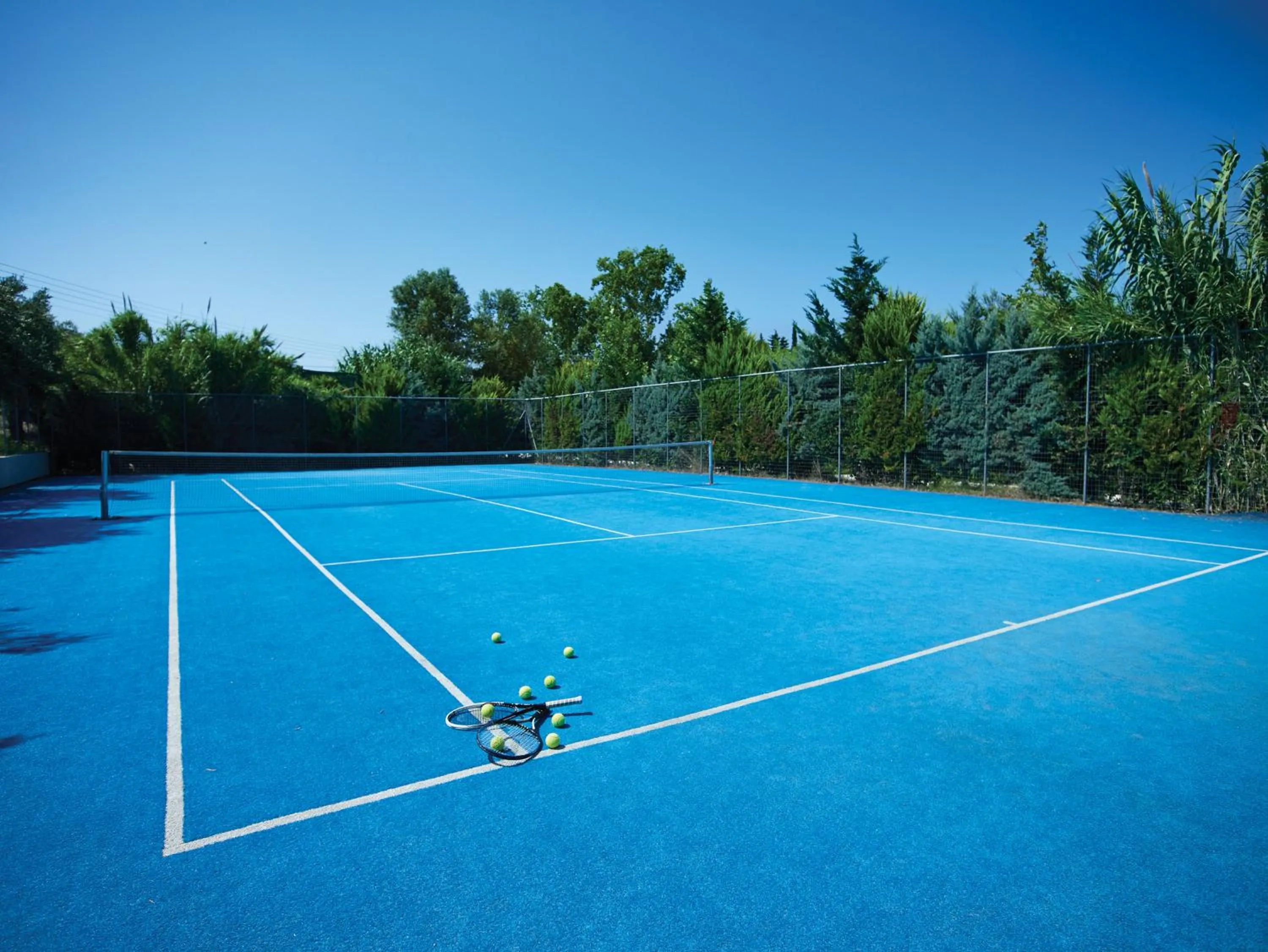 Tennis court in Atlantica Eleon Grand Resort