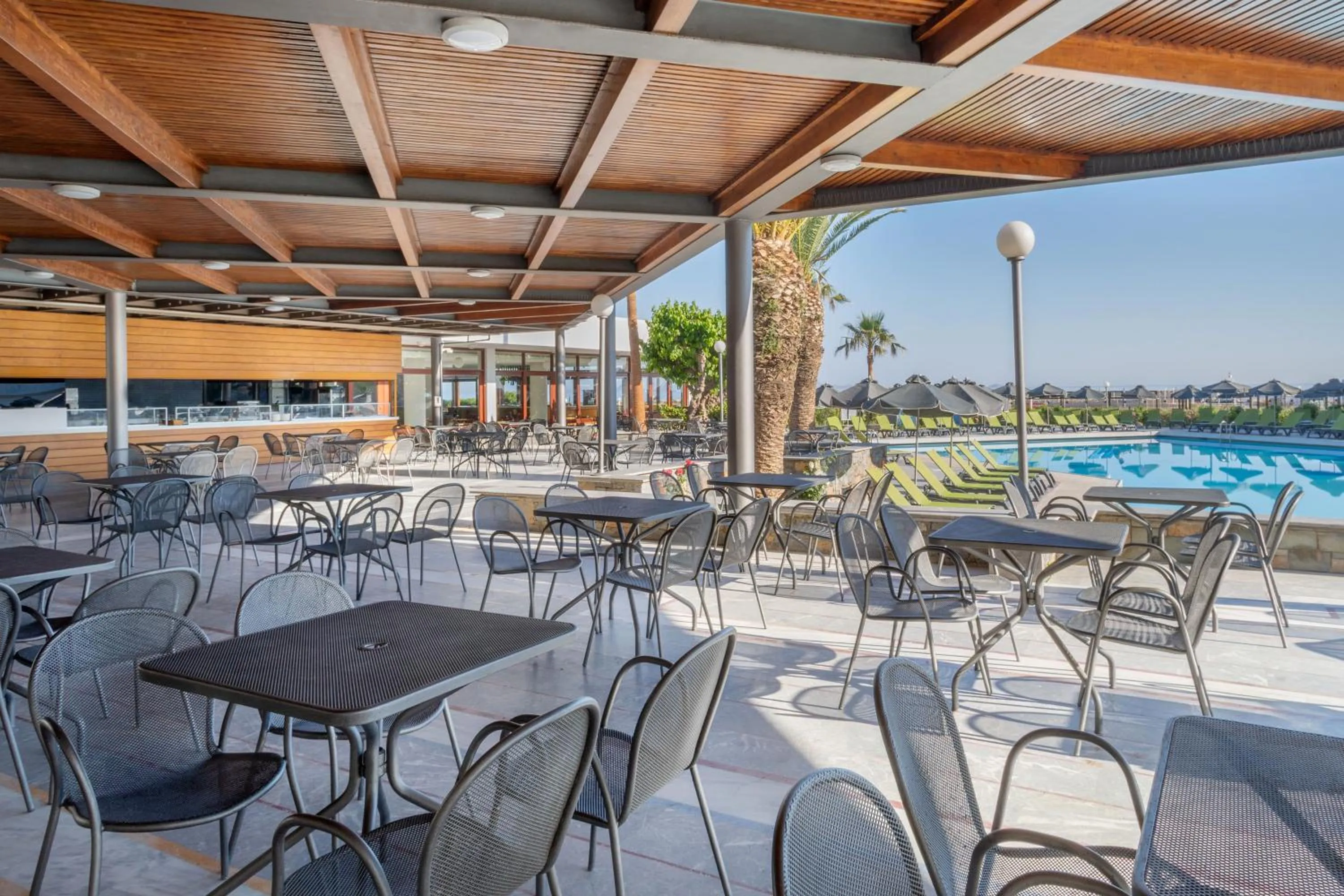 Patio in SOL Marina Beach Crete