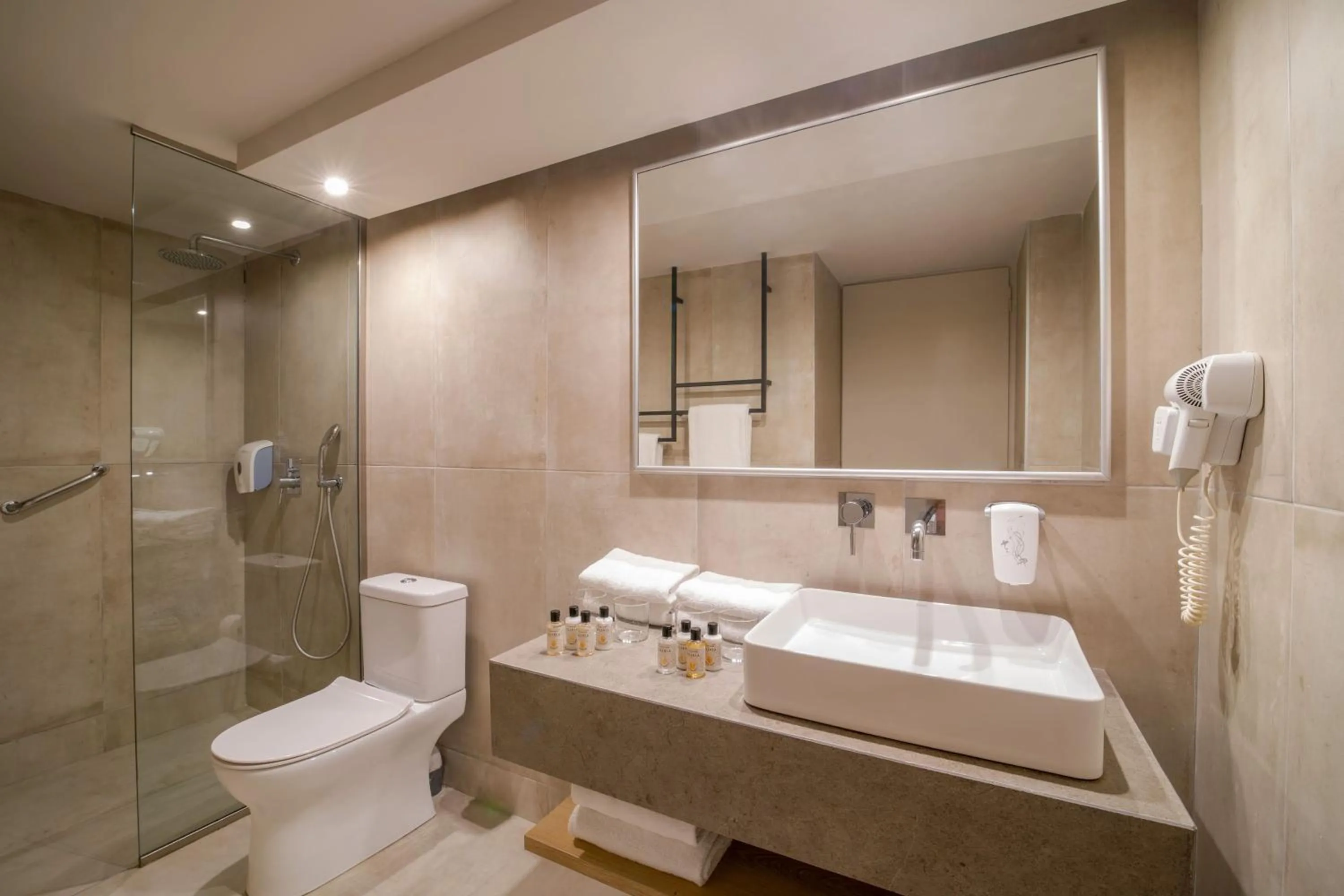 Bathroom in SOL Marina Beach Crete