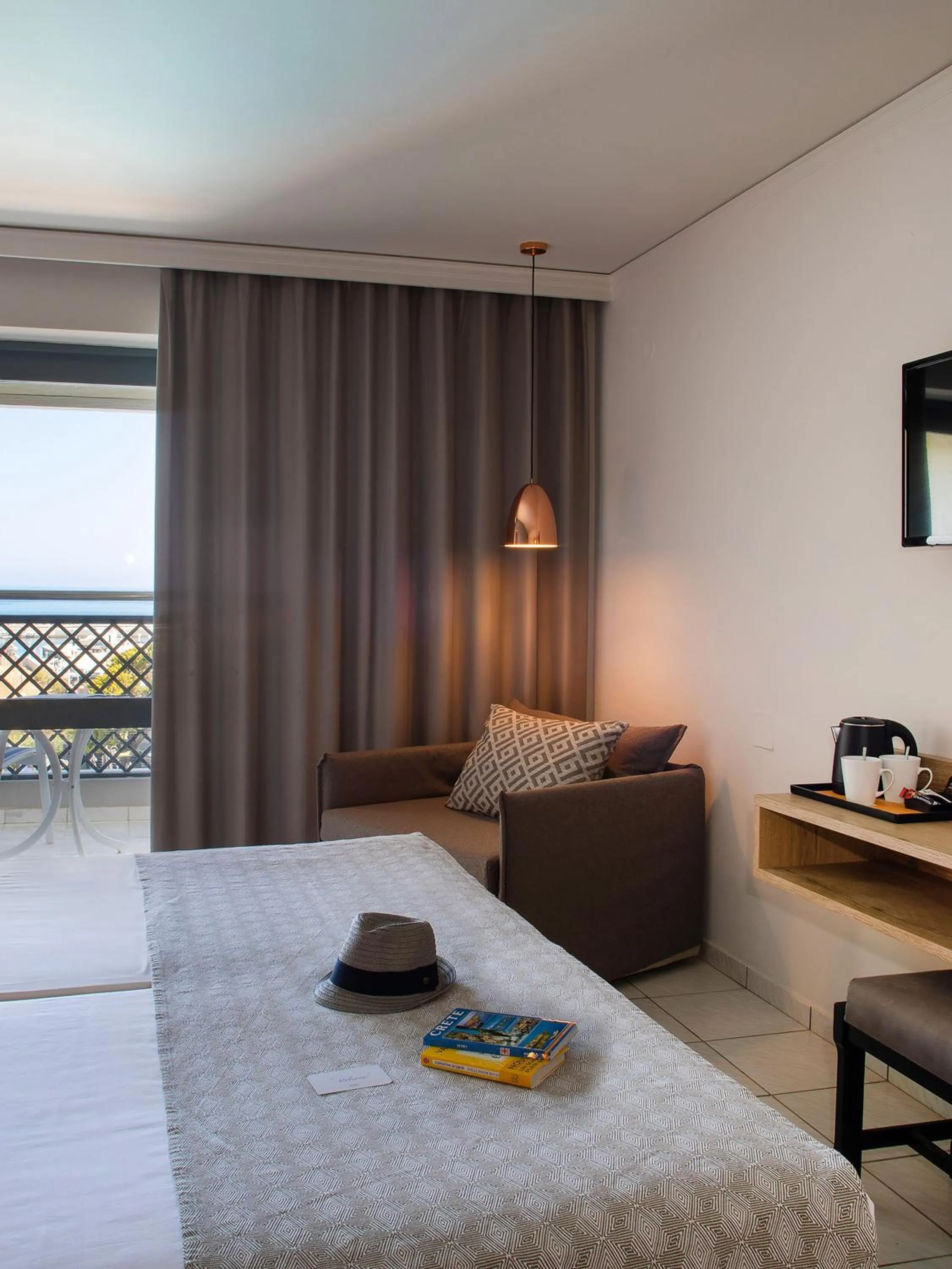 Property building, Bed in SOL Marina Beach Crete