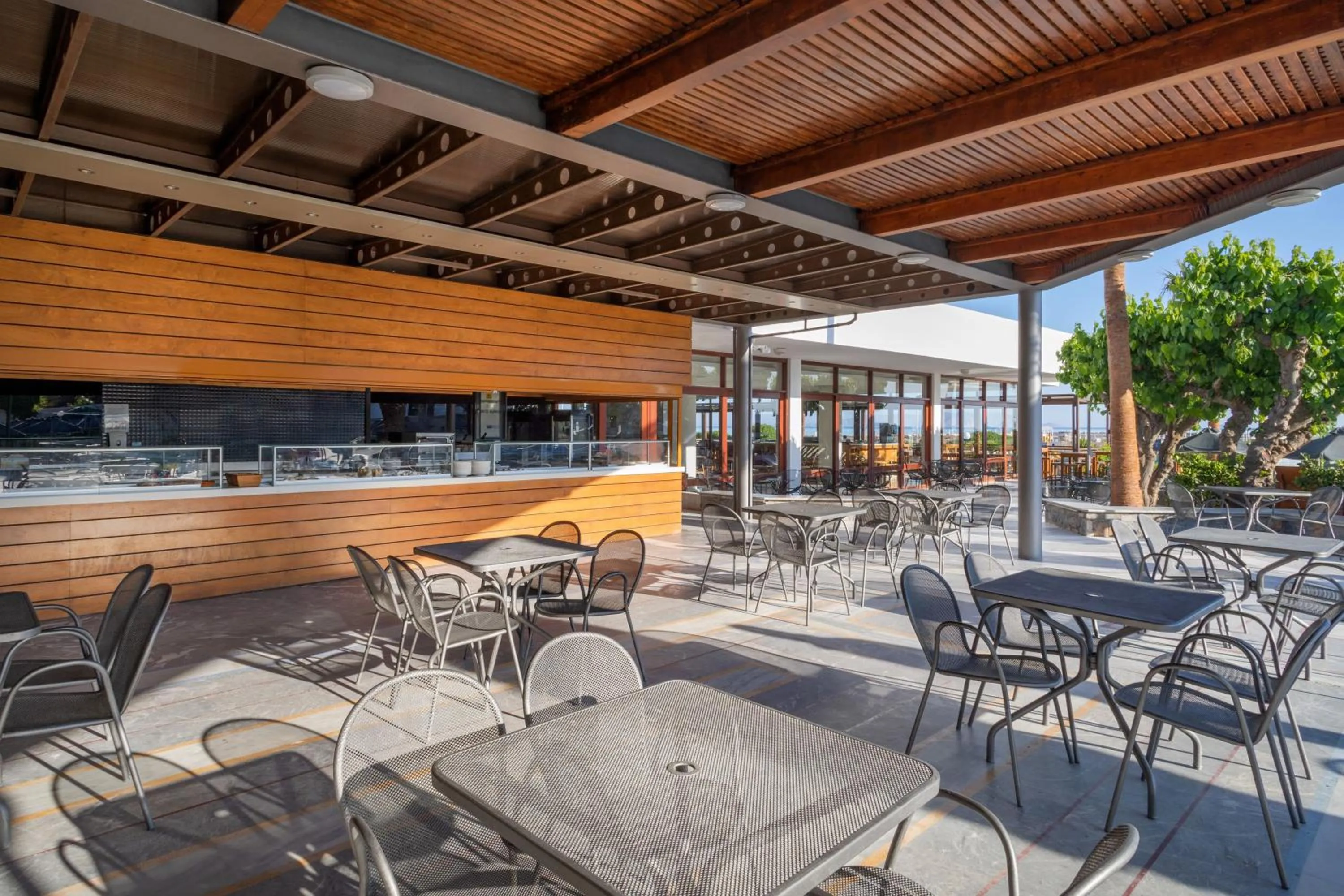 Patio in SOL Marina Beach Crete