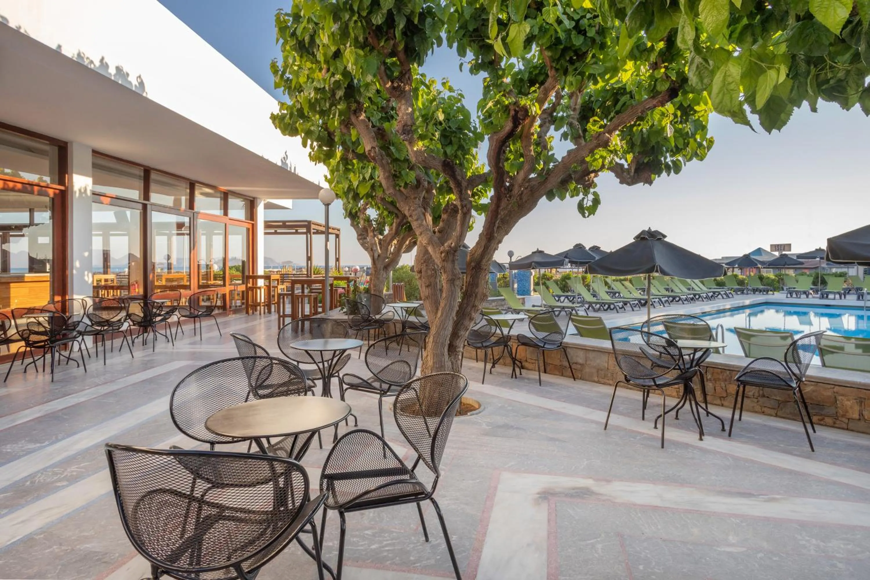 Patio in Sol Marina Beach Crete