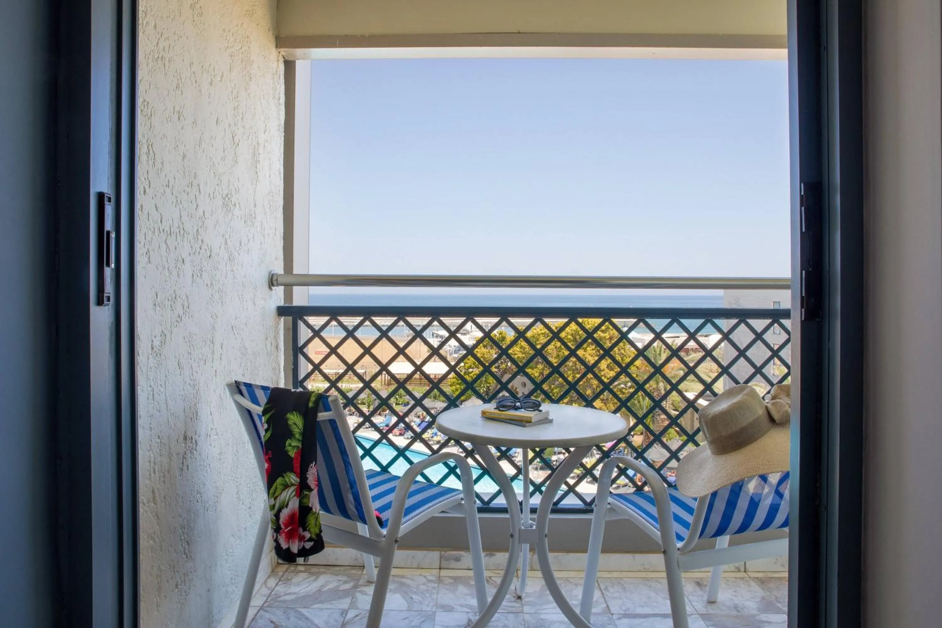 Balcony/Terrace in SOL Marina Beach Crete