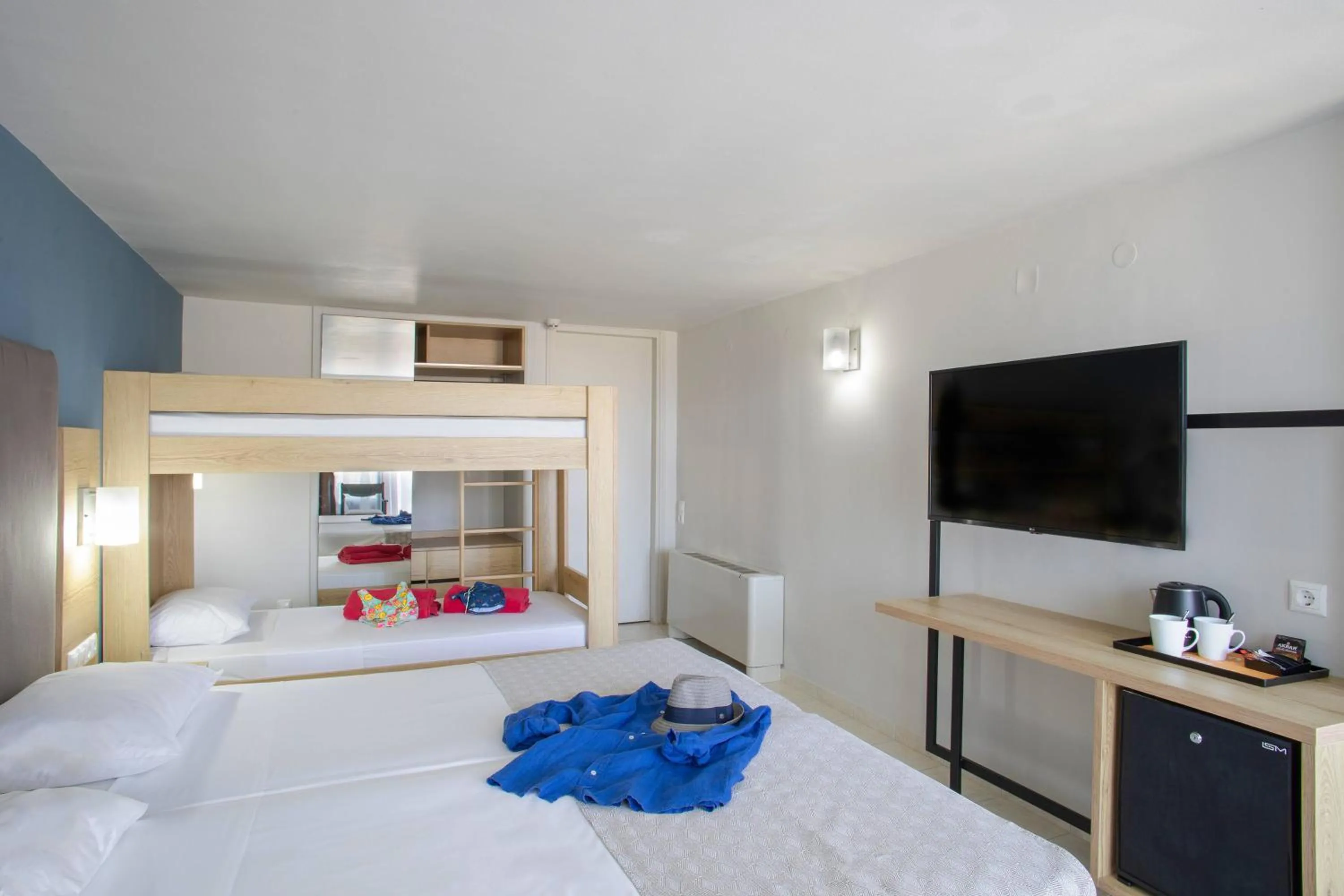 Property building, Bed in SOL Marina Beach Crete