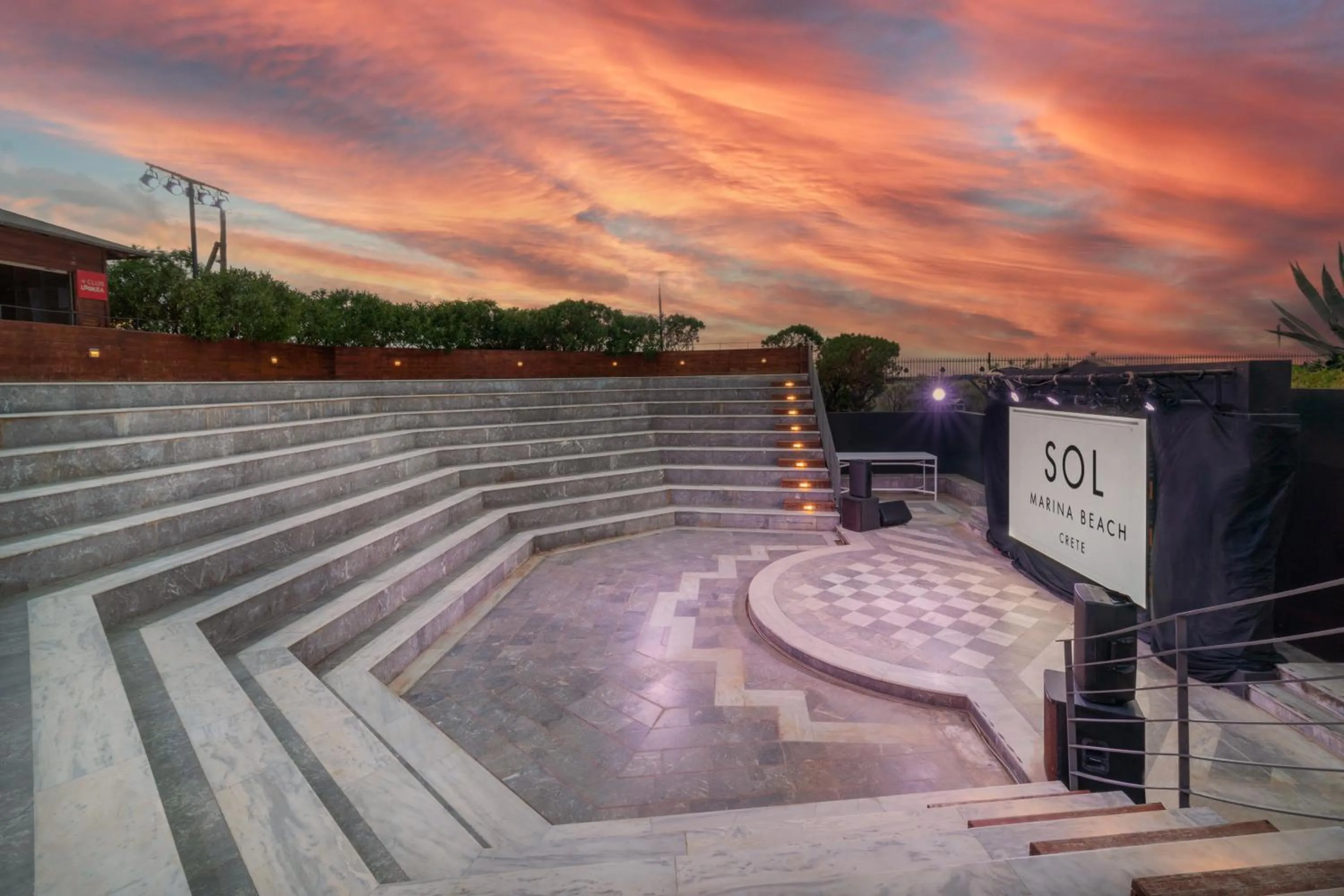 Evening entertainment in Sol Marina Beach Crete