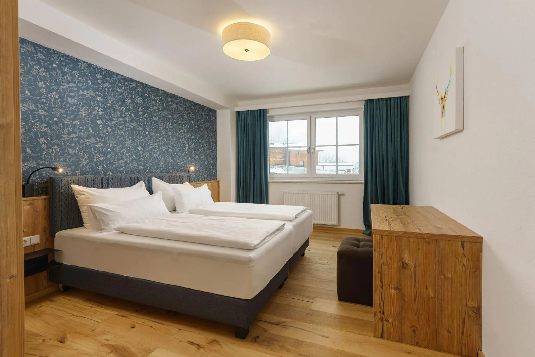 Bed in Appartements Landhaus Hubertus Wellness & Breakfast