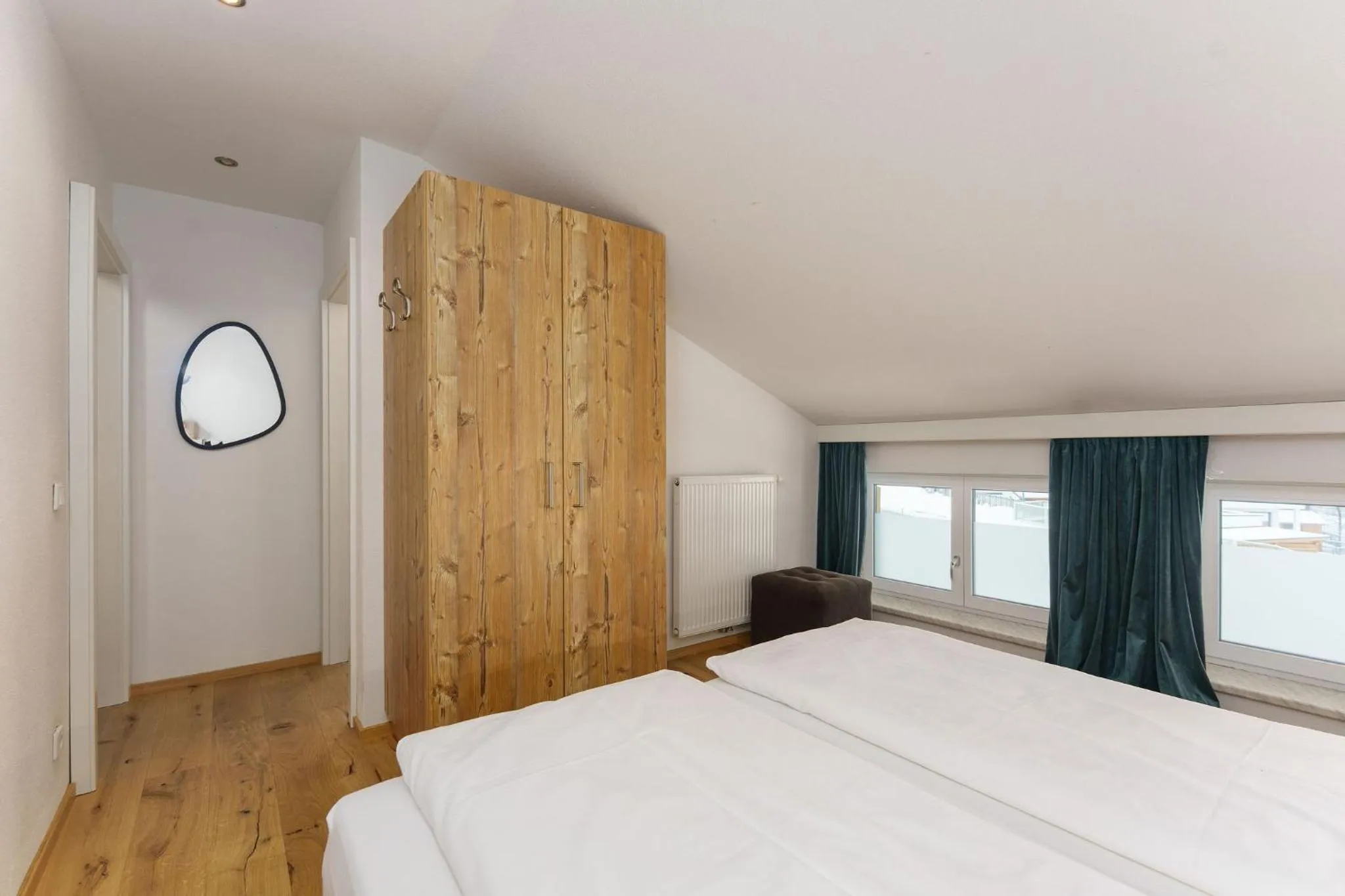 Bed in Appartements Landhaus Hubertus Wellness & Breakfast