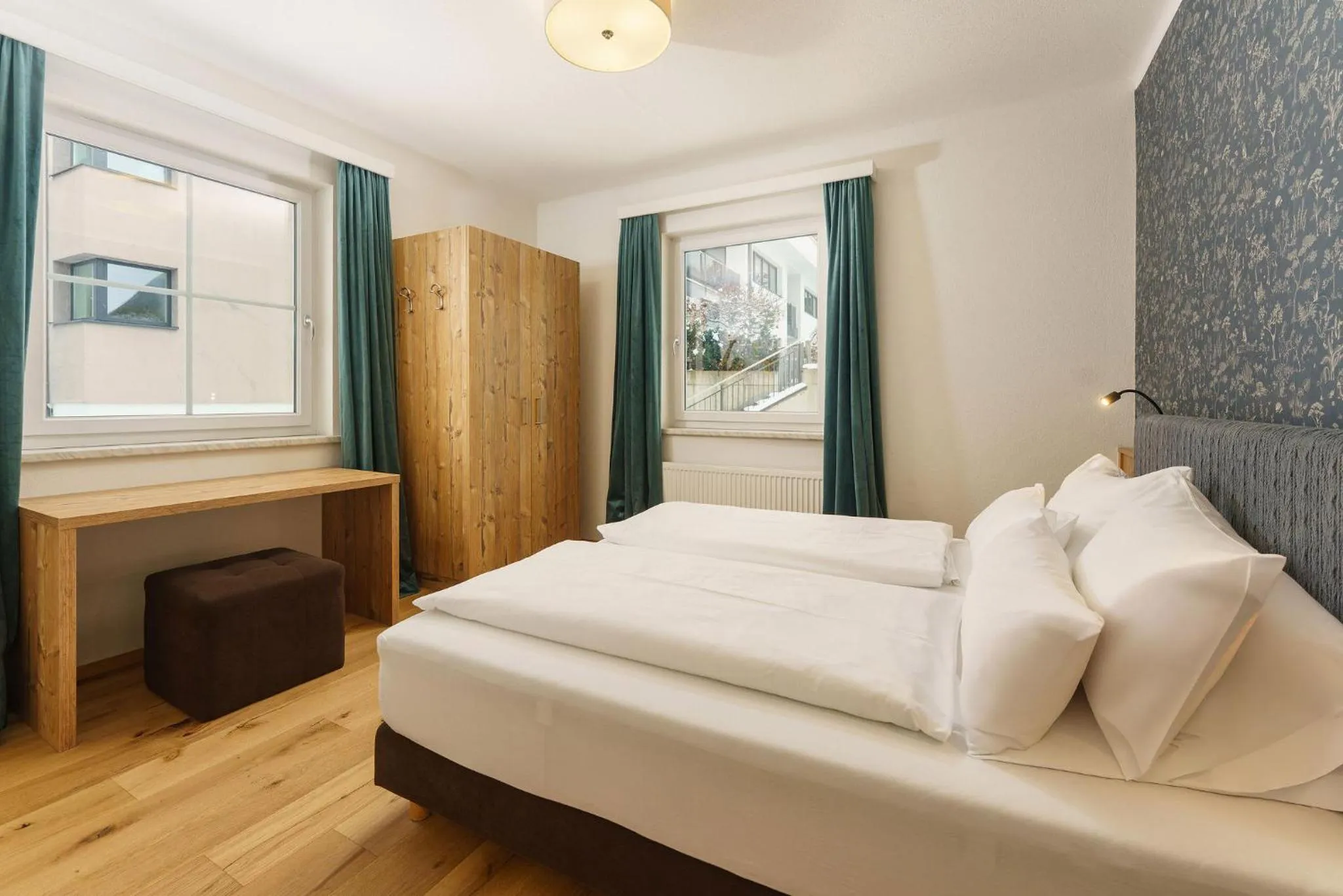 Bed in Appartements Landhaus Hubertus Wellness & Breakfast