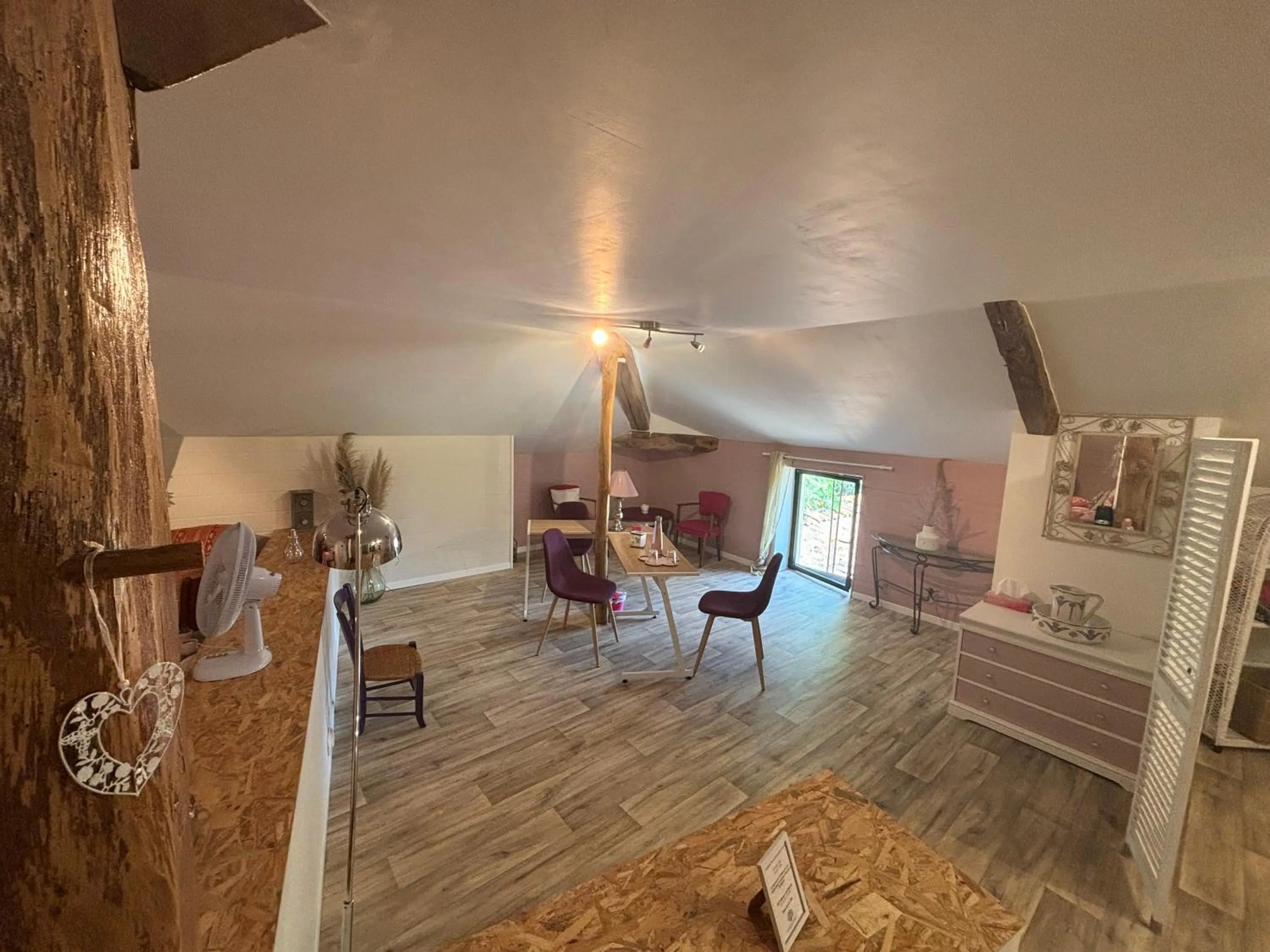 Seating area in Domaine Pierrot