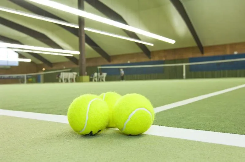 Tennis court in Tespo Hotel und Sportpark