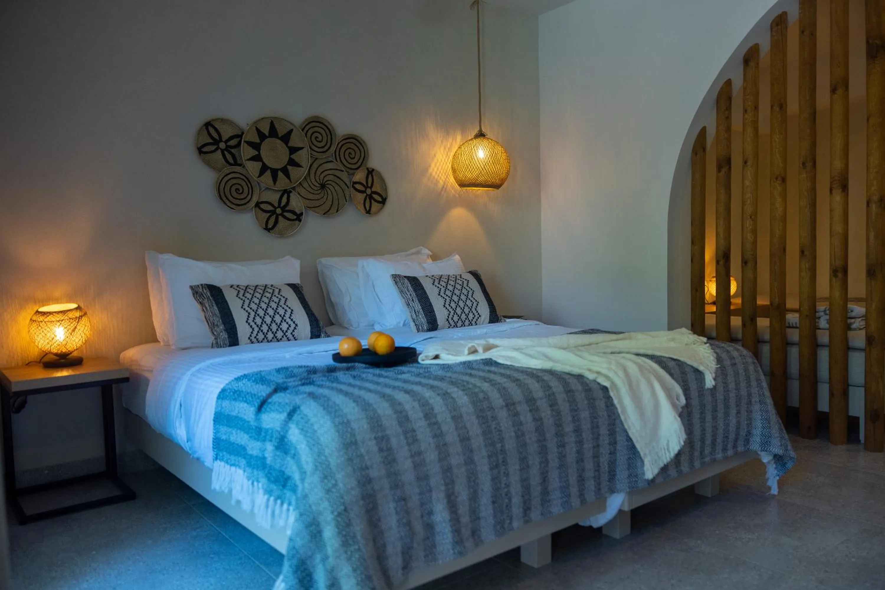 Bedroom, Bed in Eliros Mare Beachfront Poem Hotel