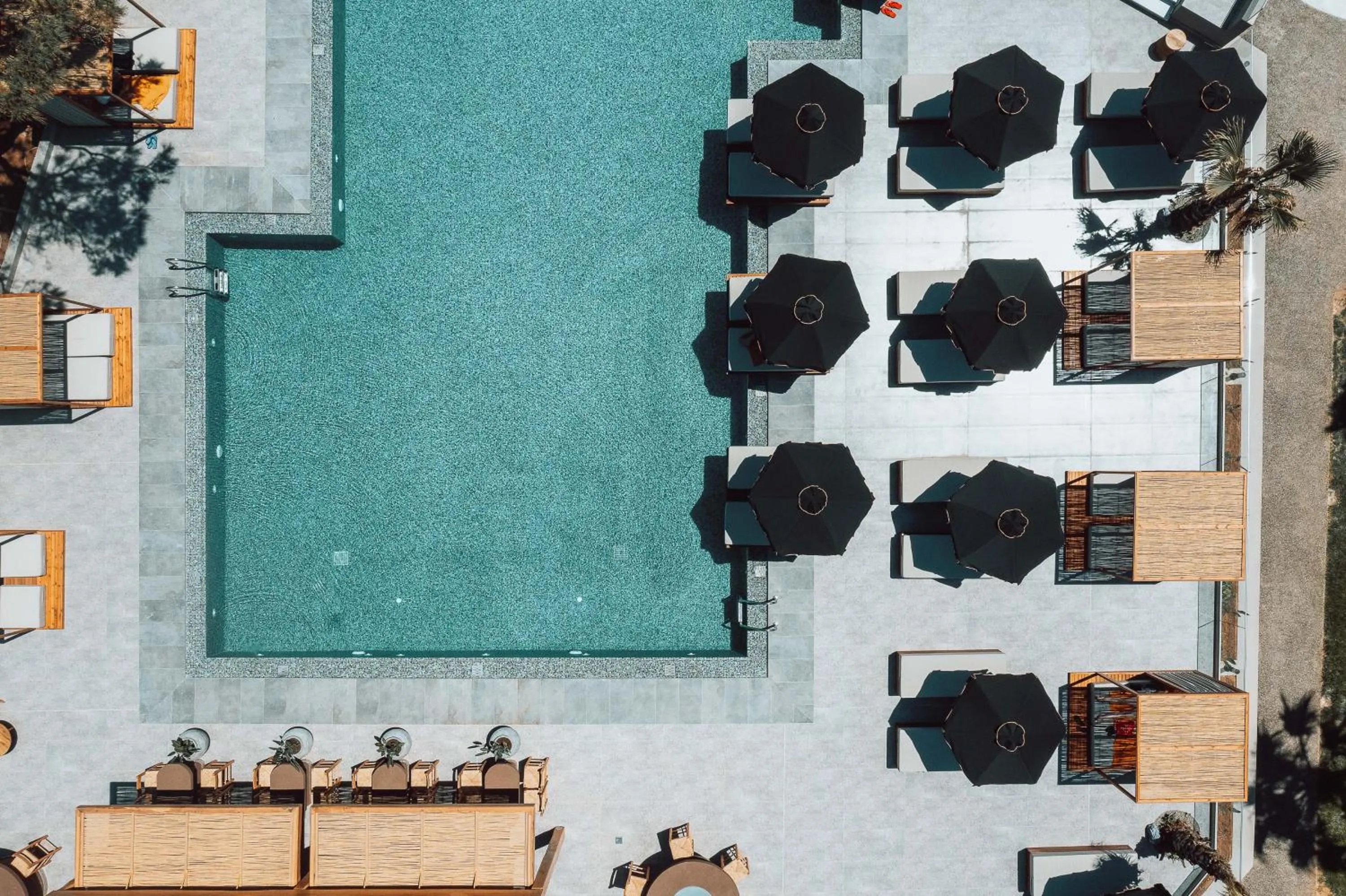 Swimming pool in Eliros Mare Beachfront Poem Hotel