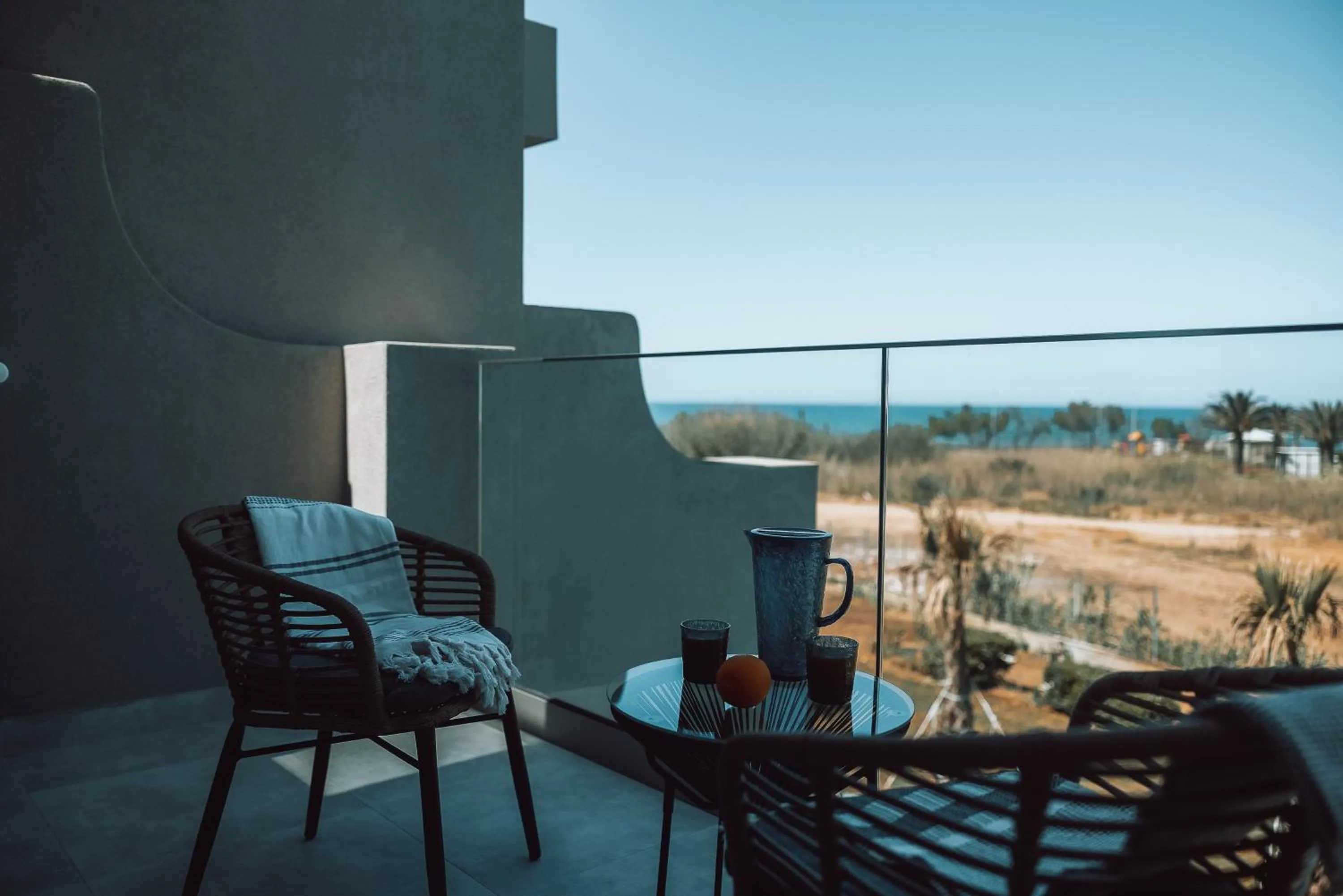 Balcony/Terrace in Eliros Mare Beachfront Poem Hotel
