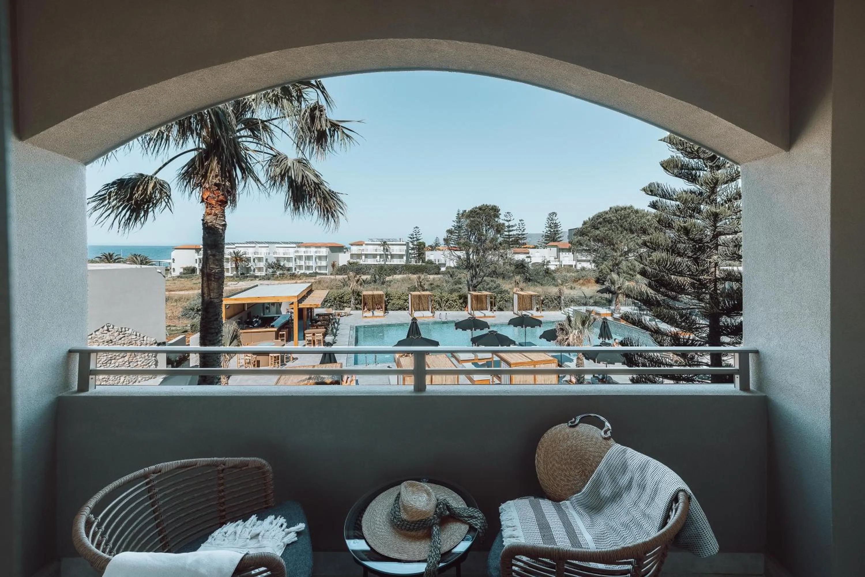 Balcony/Terrace in Eliros Mare Beachfront Poem Hotel