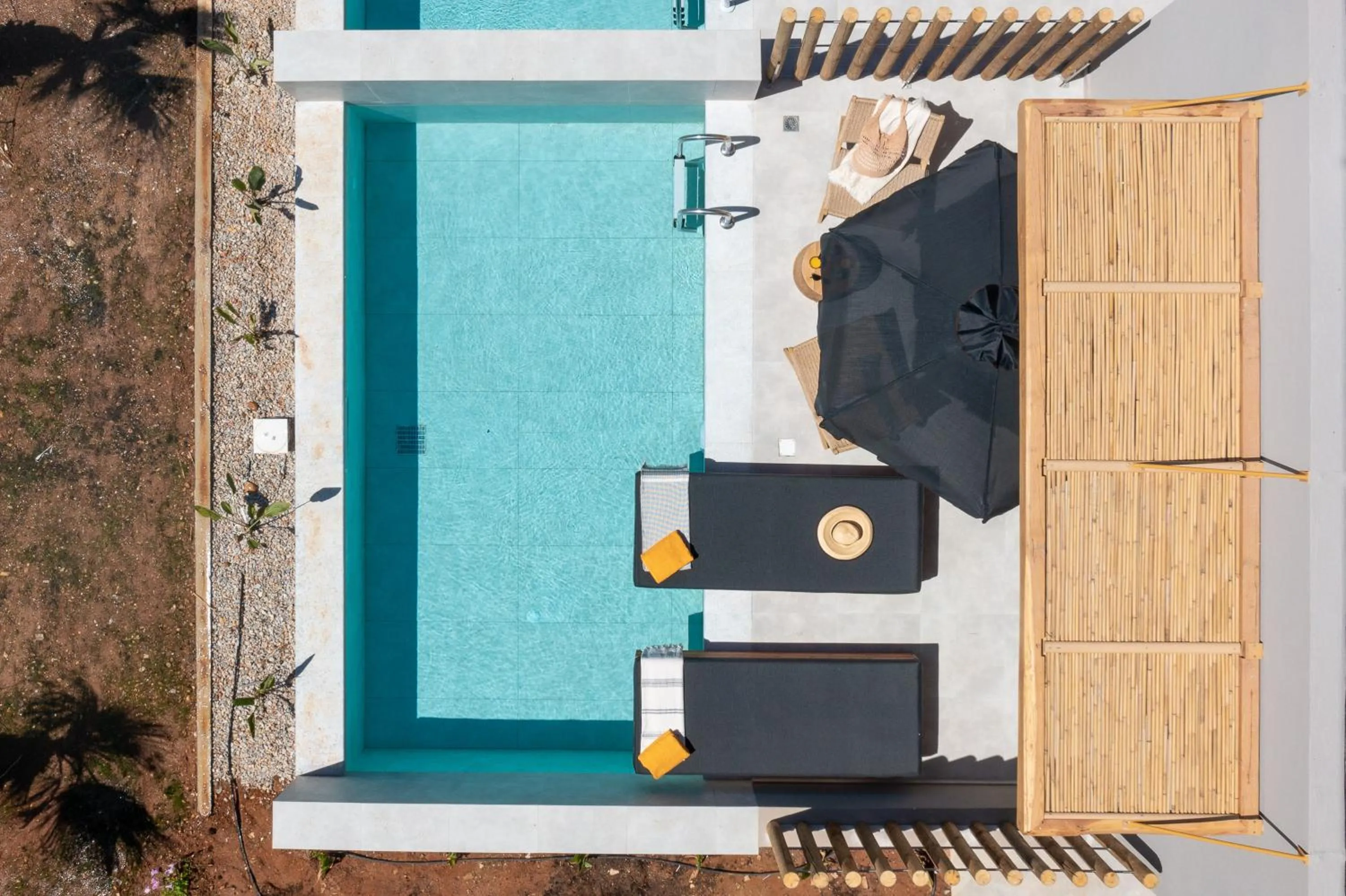 Swimming pool in Eliros Mare Beachfront Poem Hotel