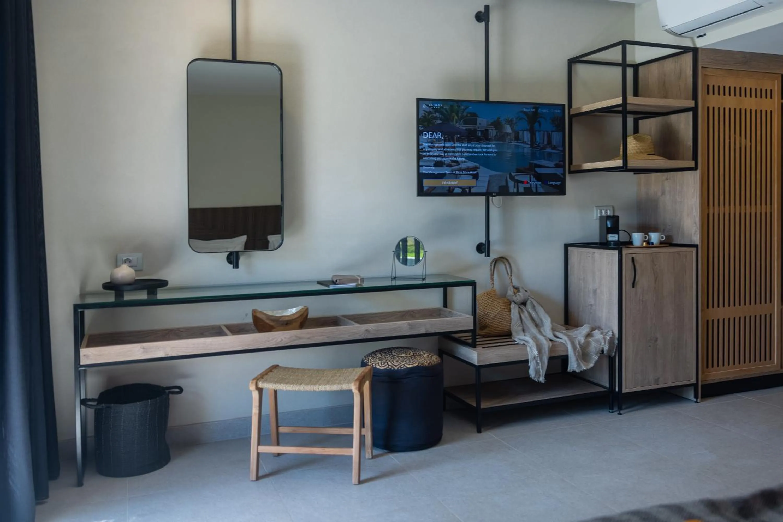 Bedroom in Eliros Mare Beachfront Poem Hotel