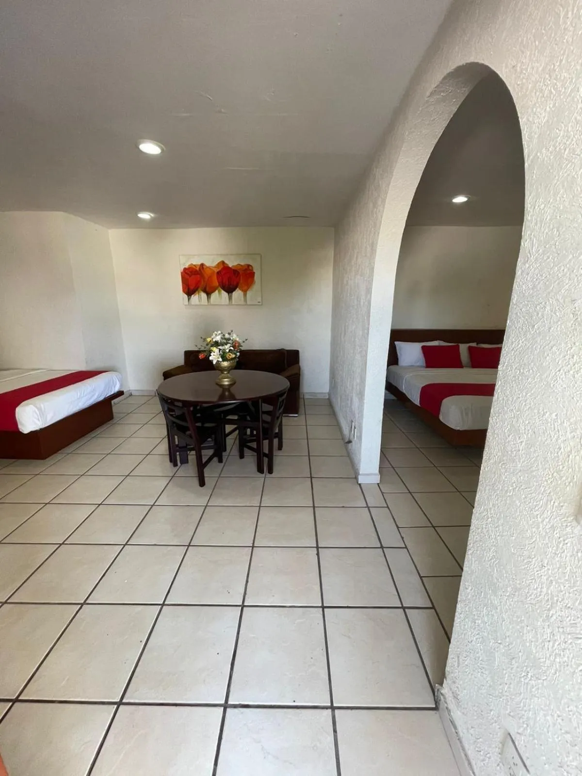 Photo of the whole room, Bed in Hotel Arcos Aeropuerto