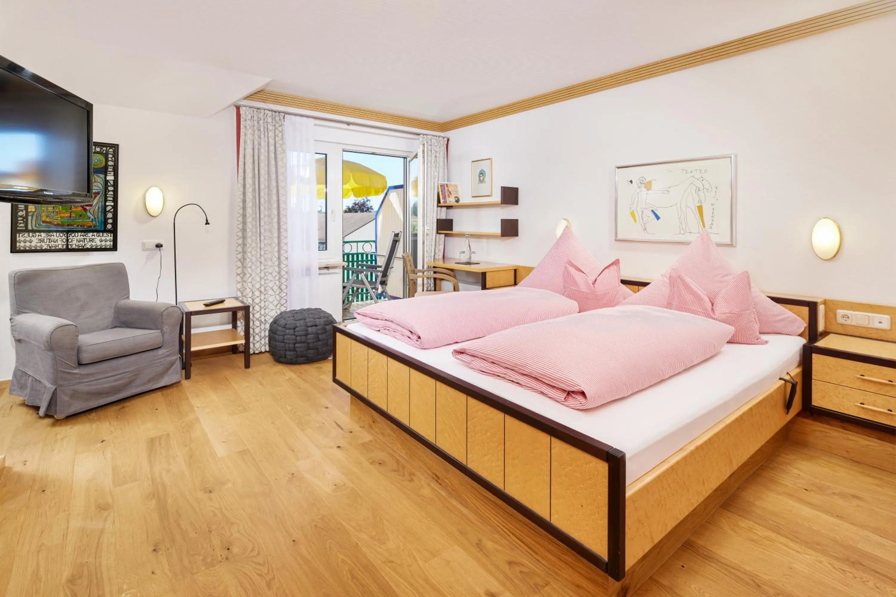 Bed in Kneipp- und Wellvitalhotel Edelweiss