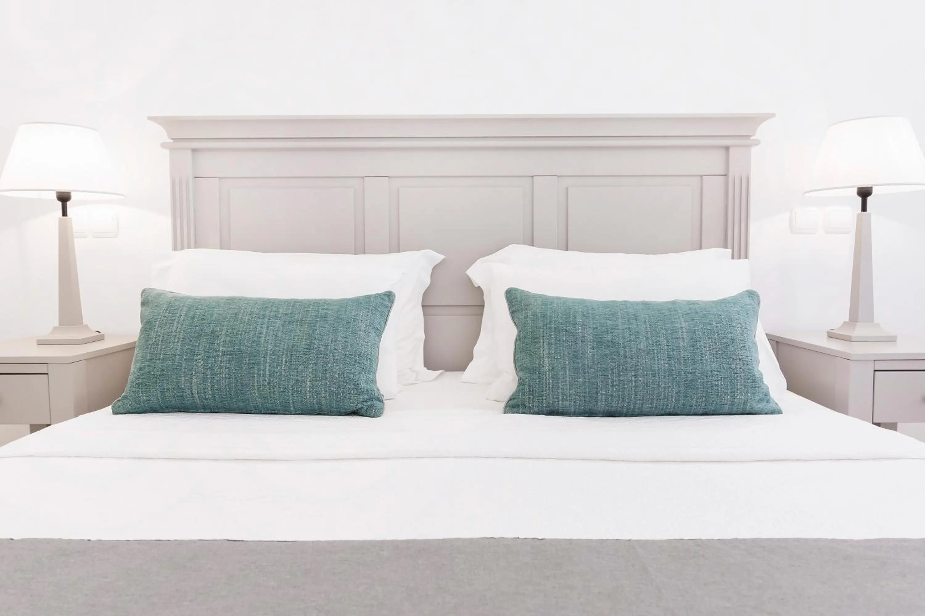 Bed in Stelia Mare Boutique Hotel