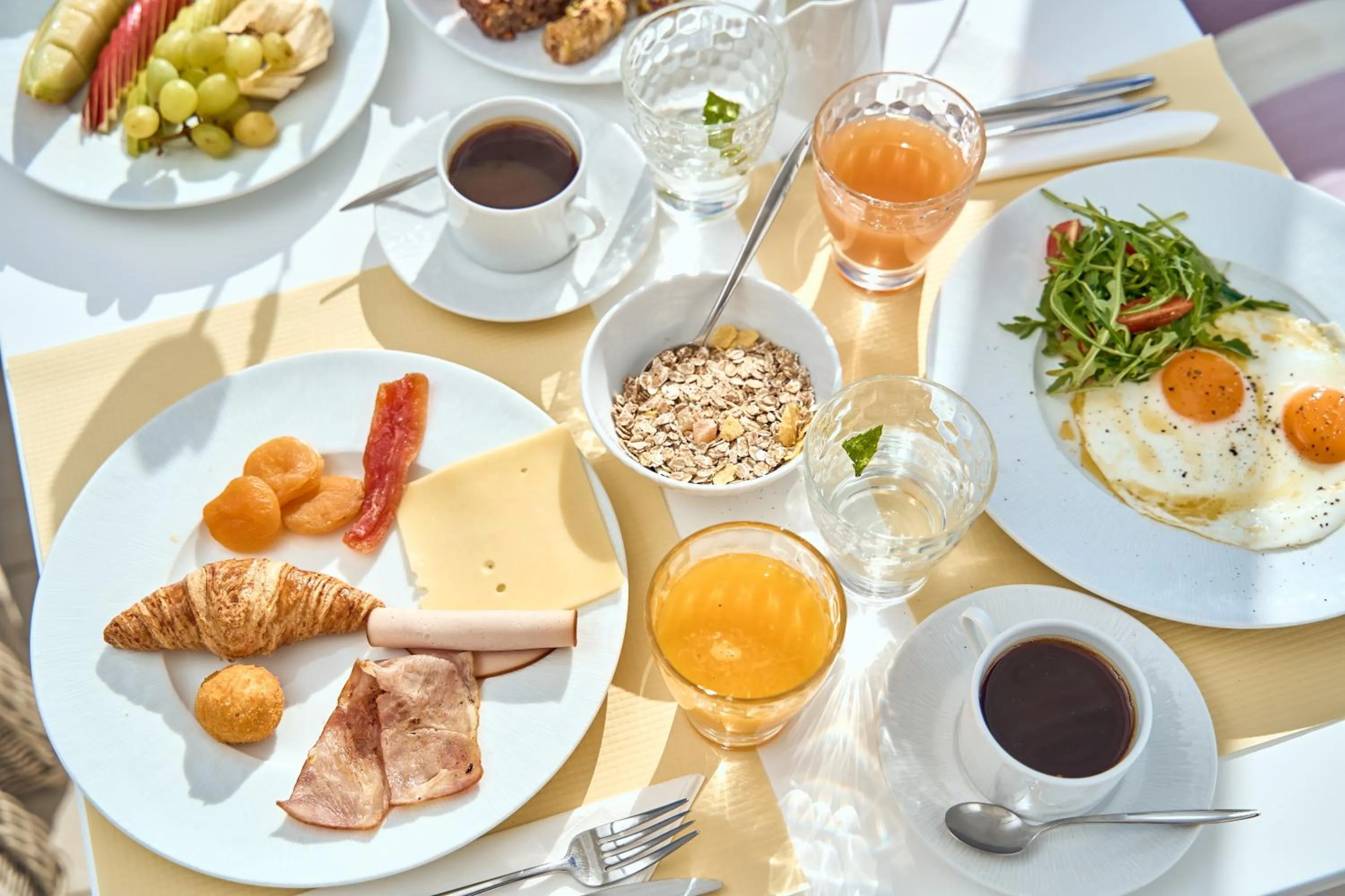 Breakfast in Stelia Mare Boutique Hotel