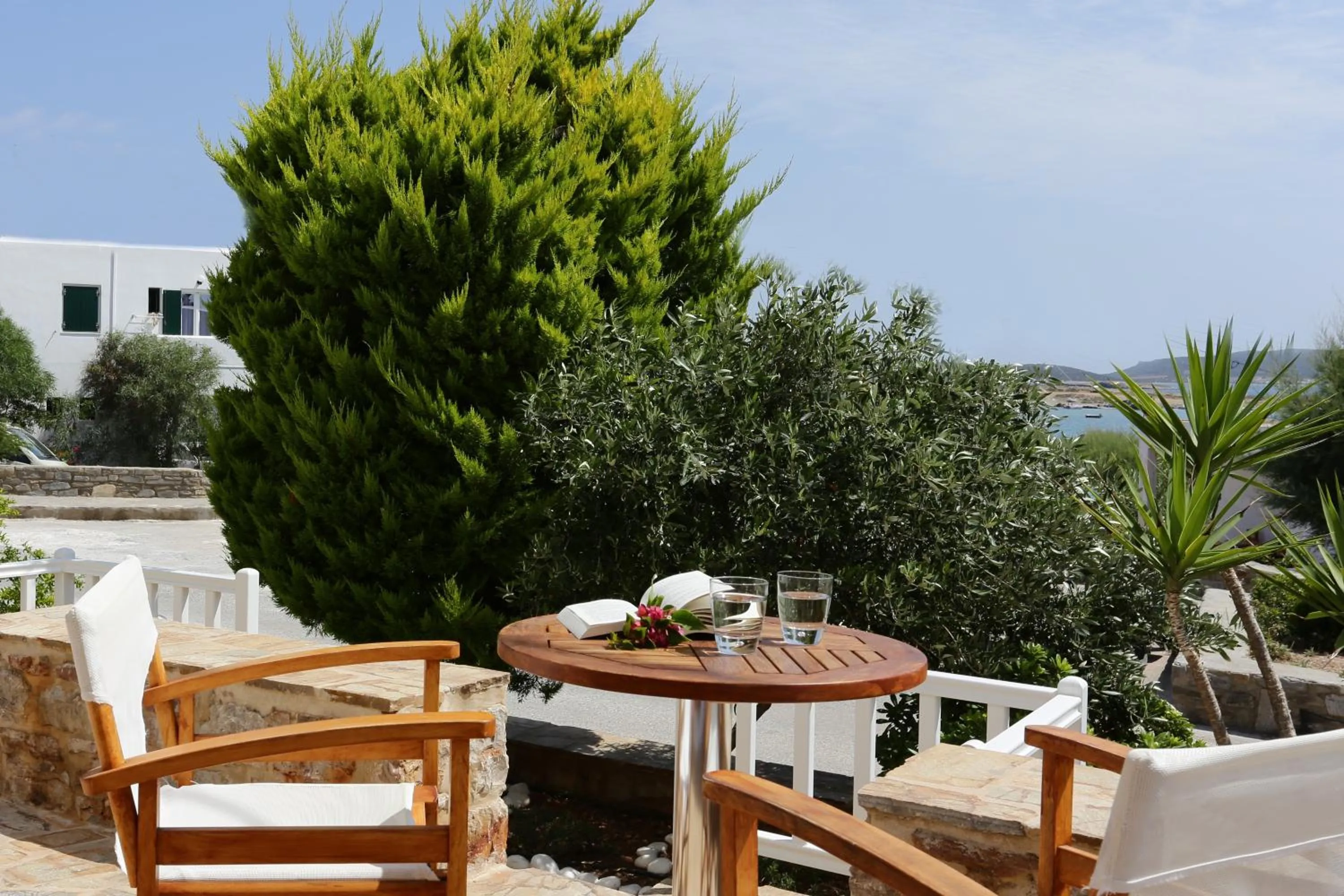 Patio in Stelia Mare Boutique Hotel