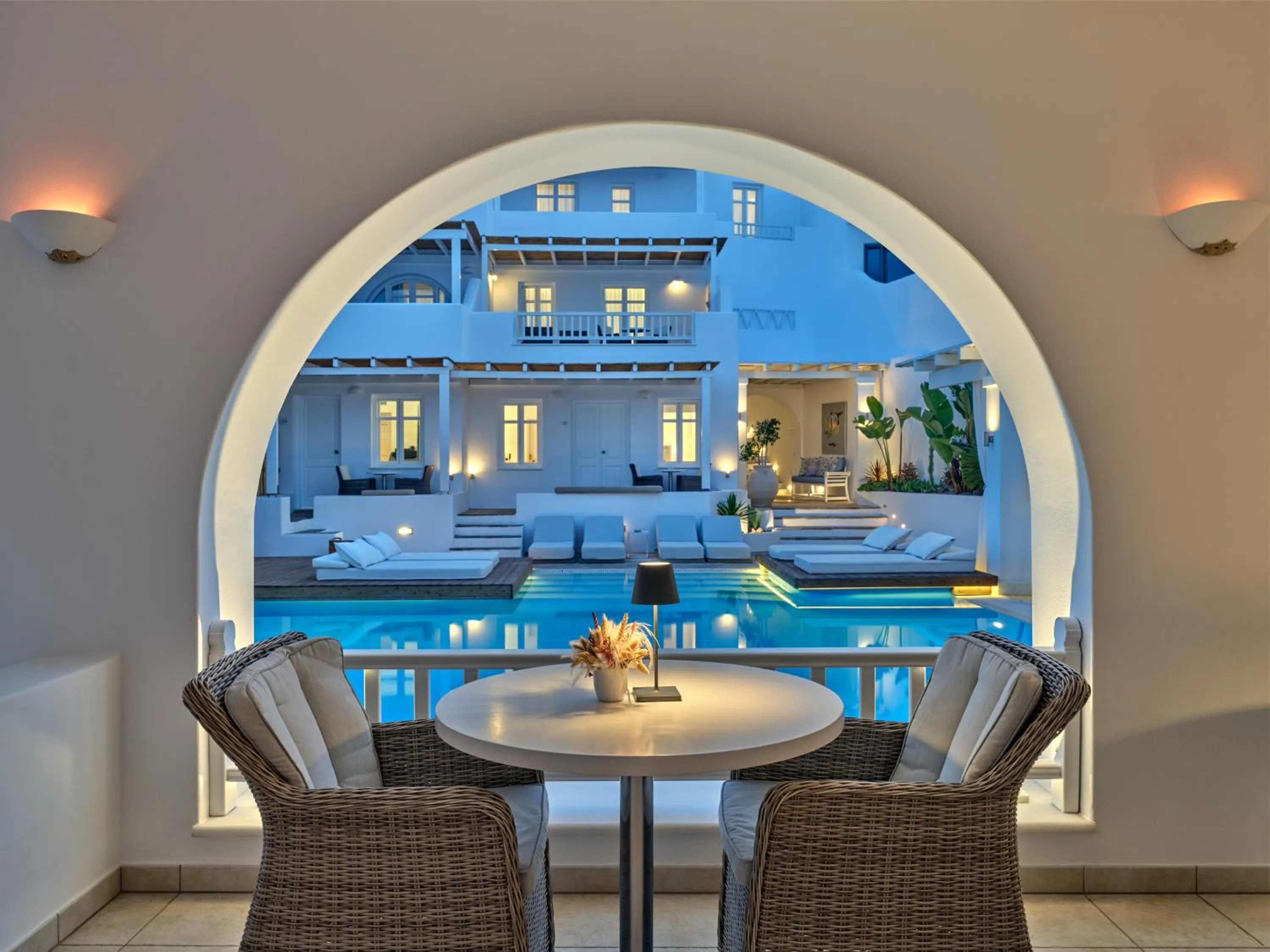 Swimming pool in Stelia Mare Boutique Hotel