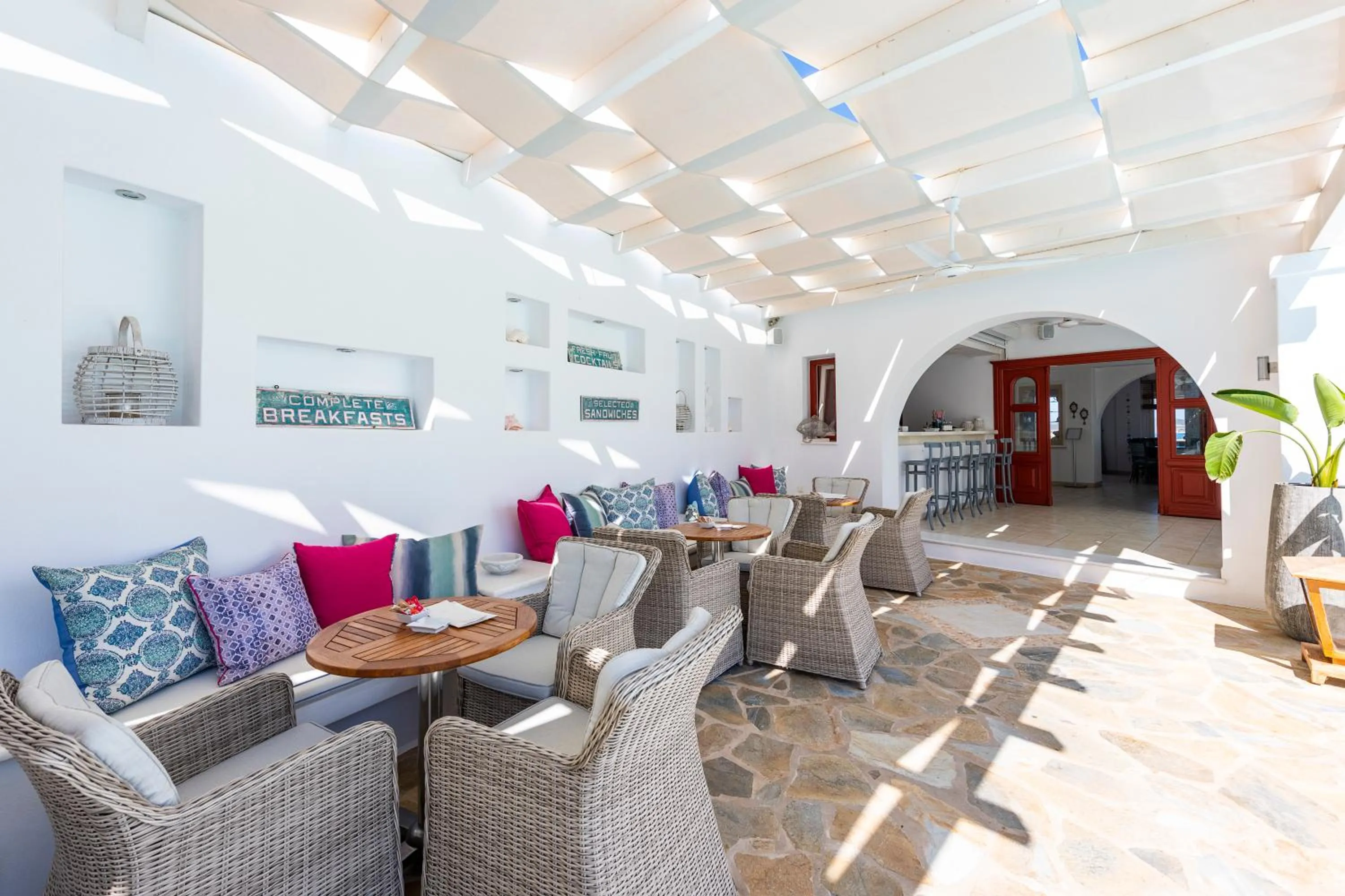 Patio in Stelia Mare Boutique Hotel