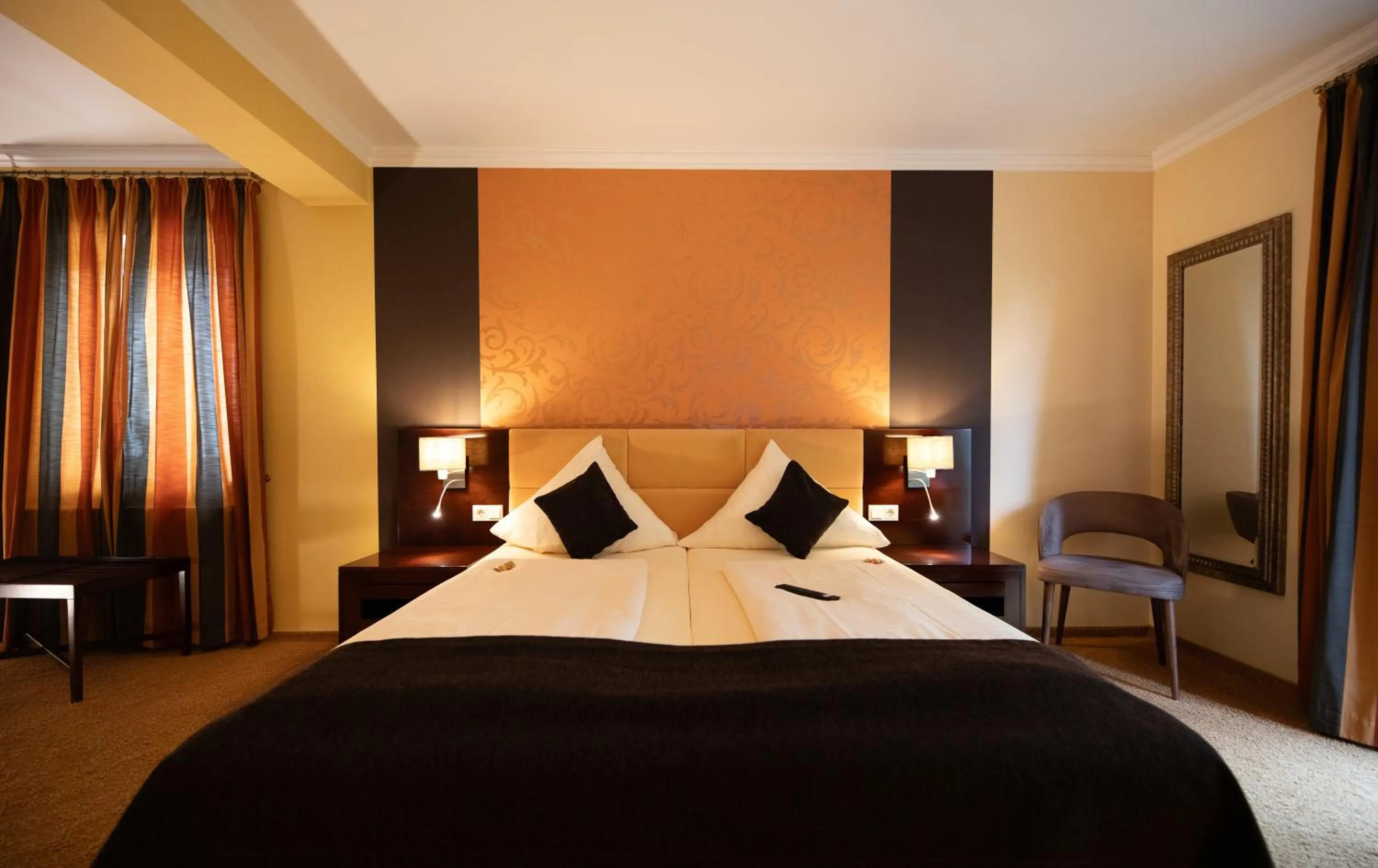 Bed in Hotel Sonnenhof