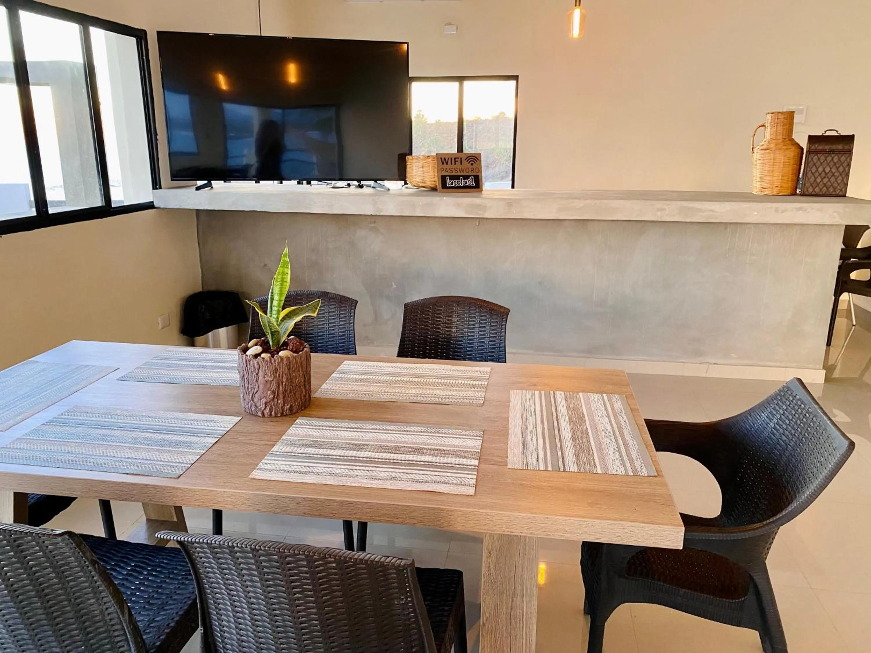 Seating area in Paradise Surf Hotel