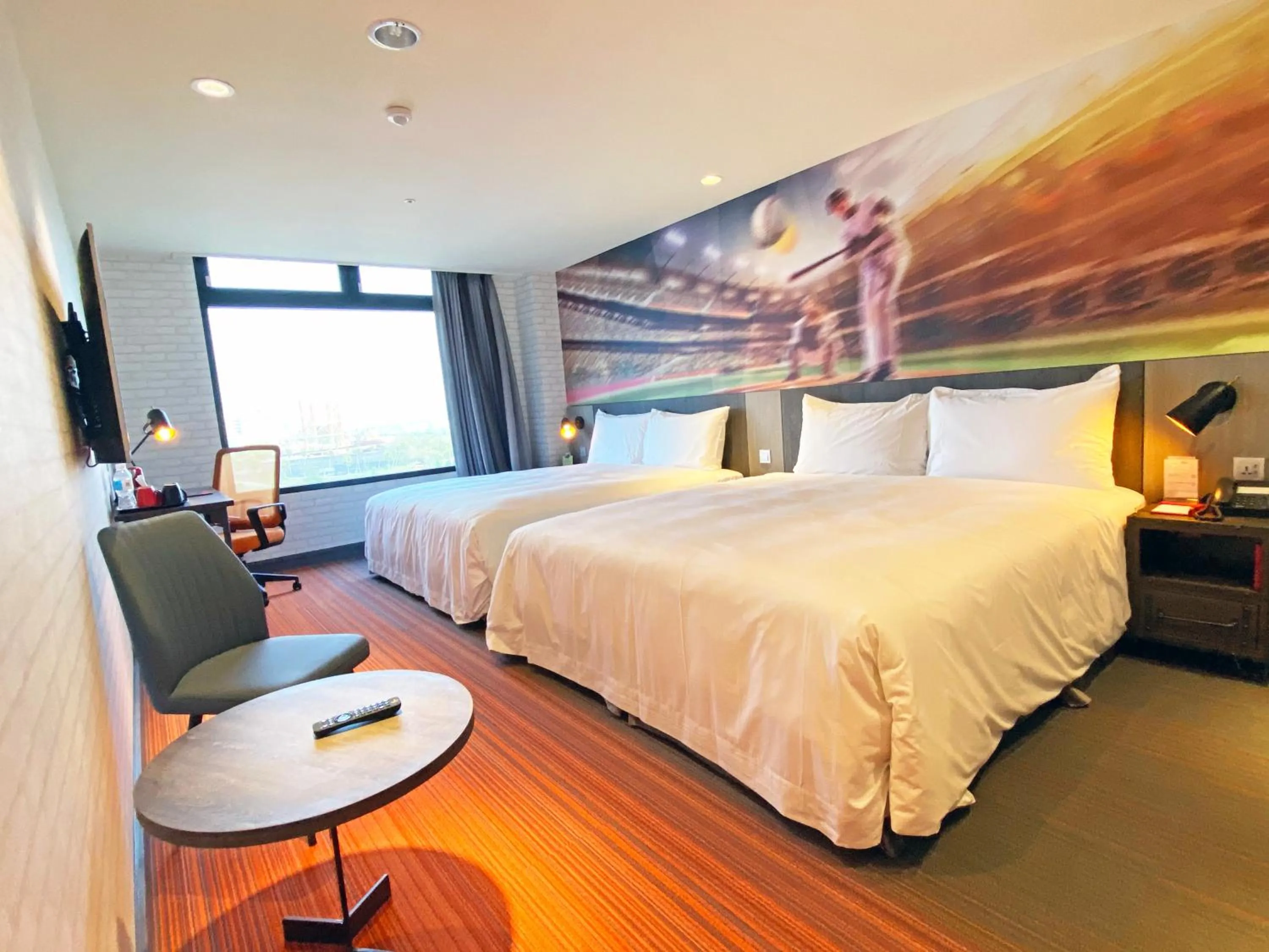 Photo of the whole room, Bed in T11、T12 Hotel