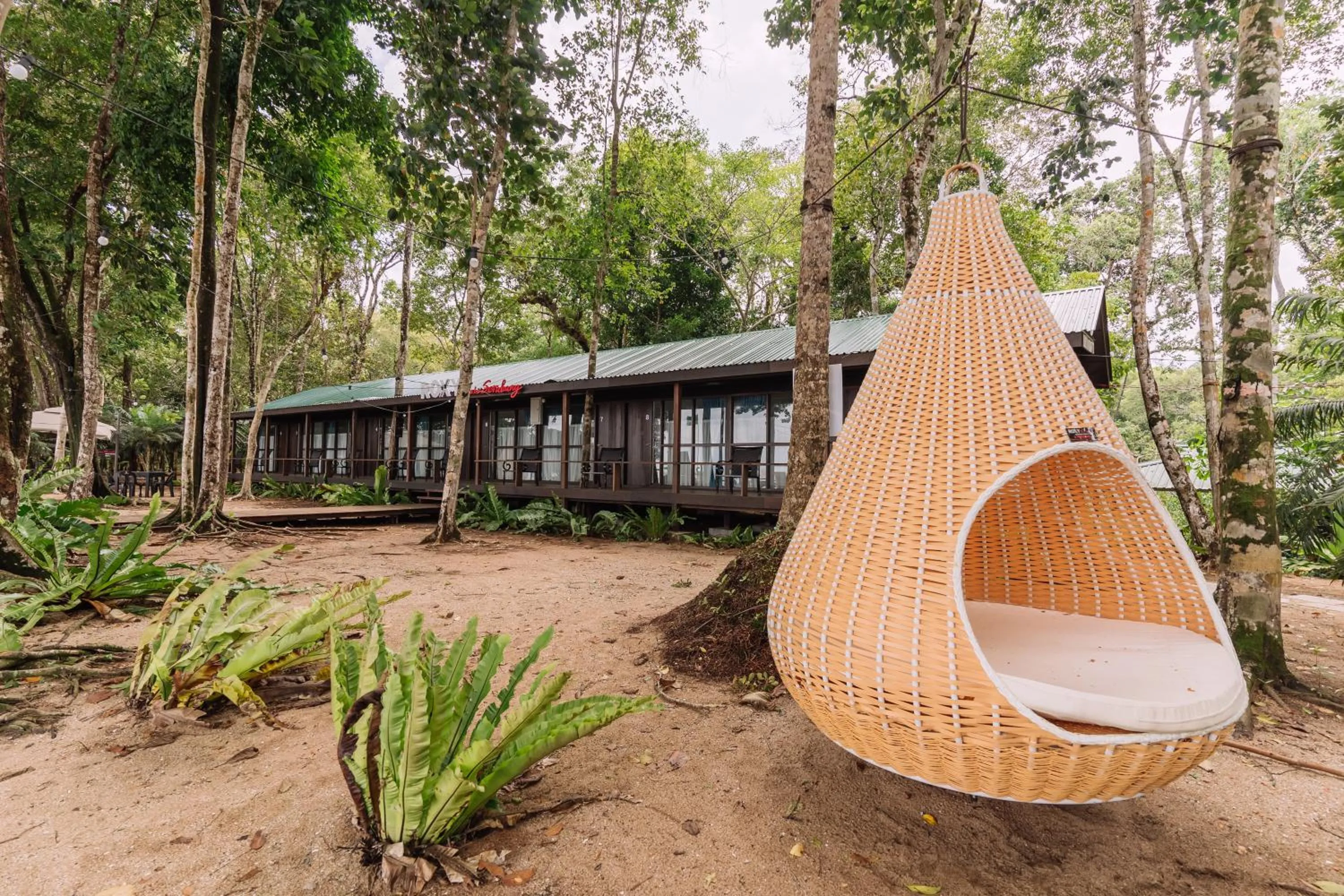 Seating area in Roxy Telok Serabang