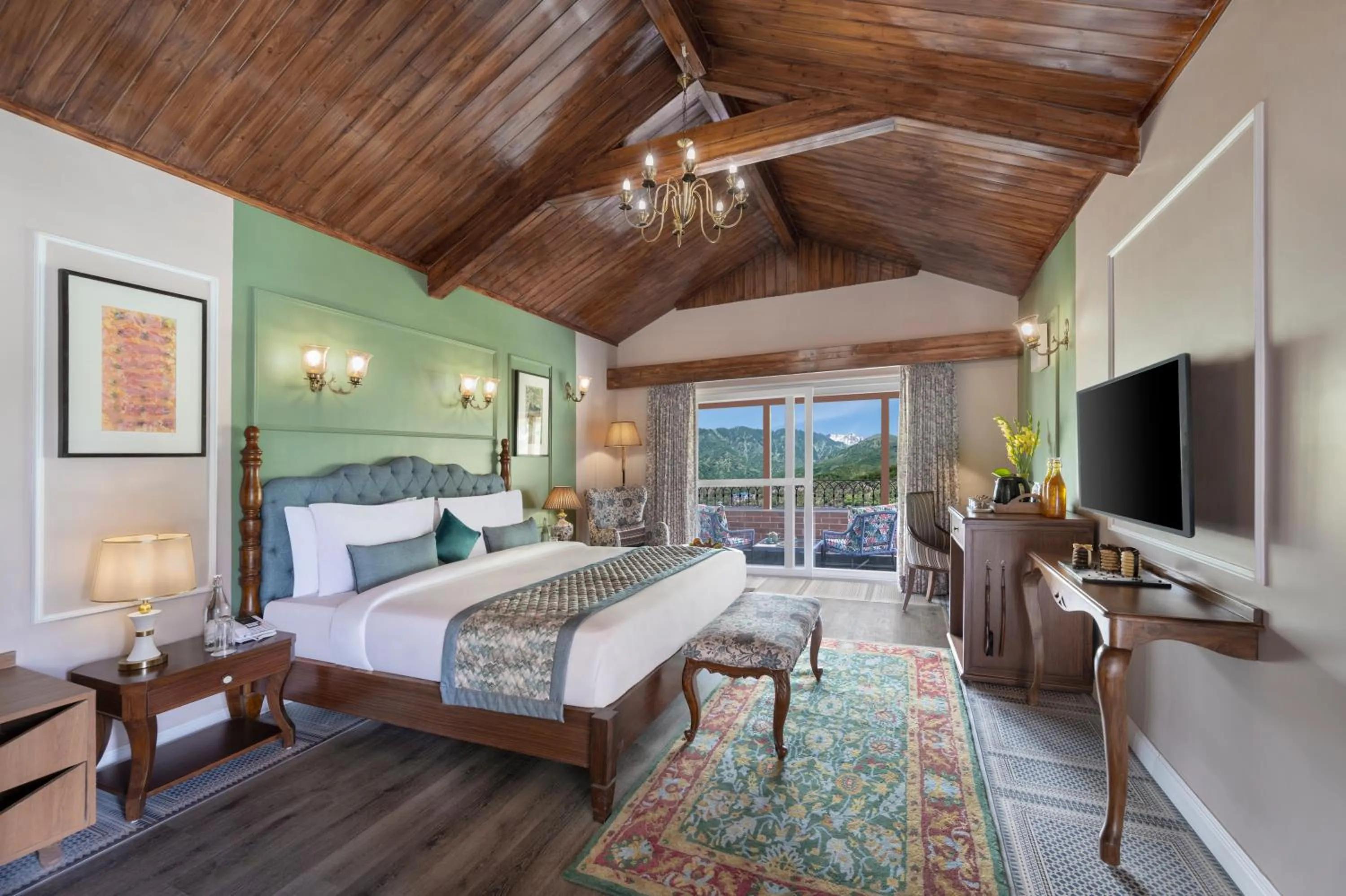 Bedroom, Bed in juSTa Birding Resort & Spa - Best Dhauladhar View Resort