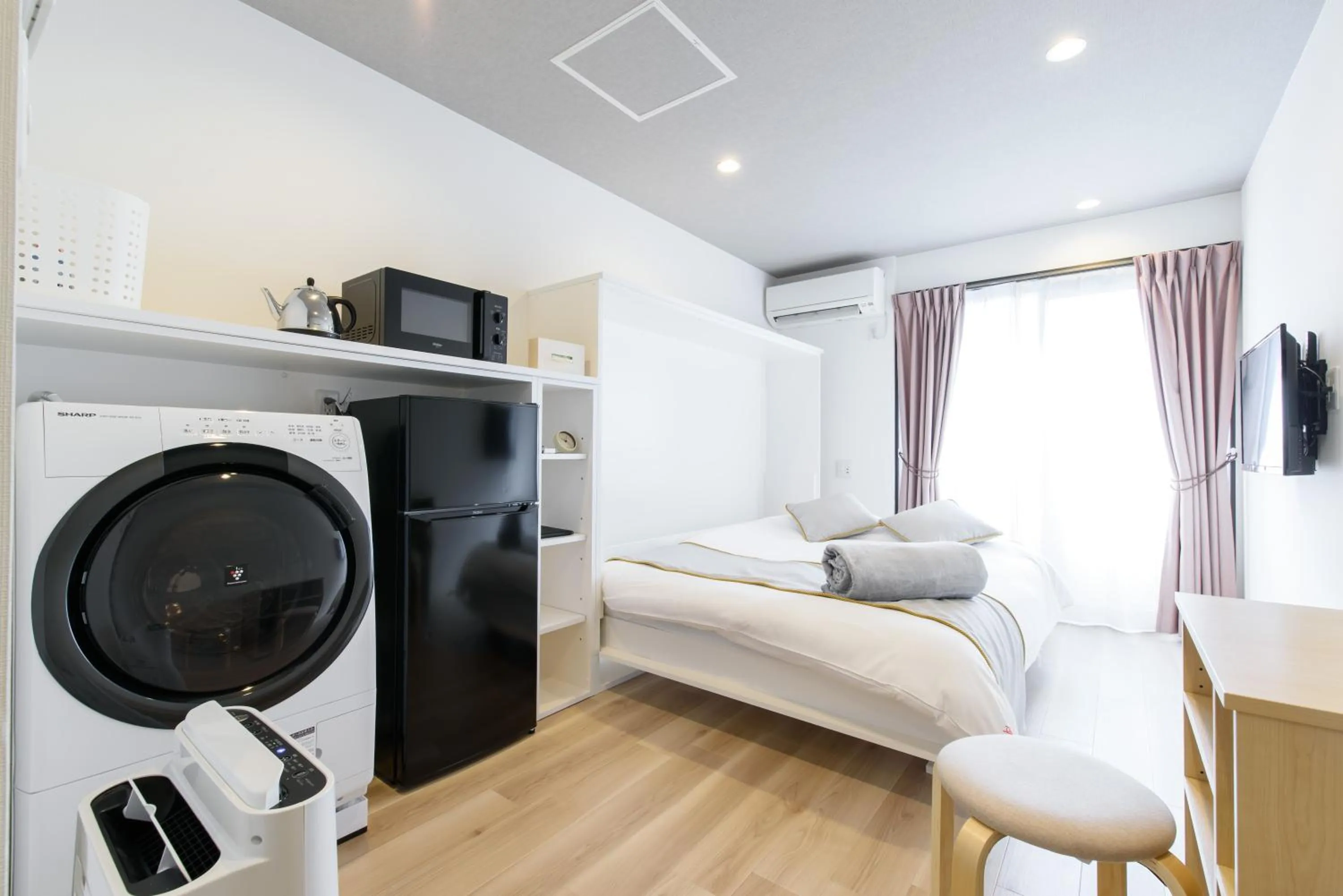 Bed in JP INN Kyoto Ekimae Izutsucho