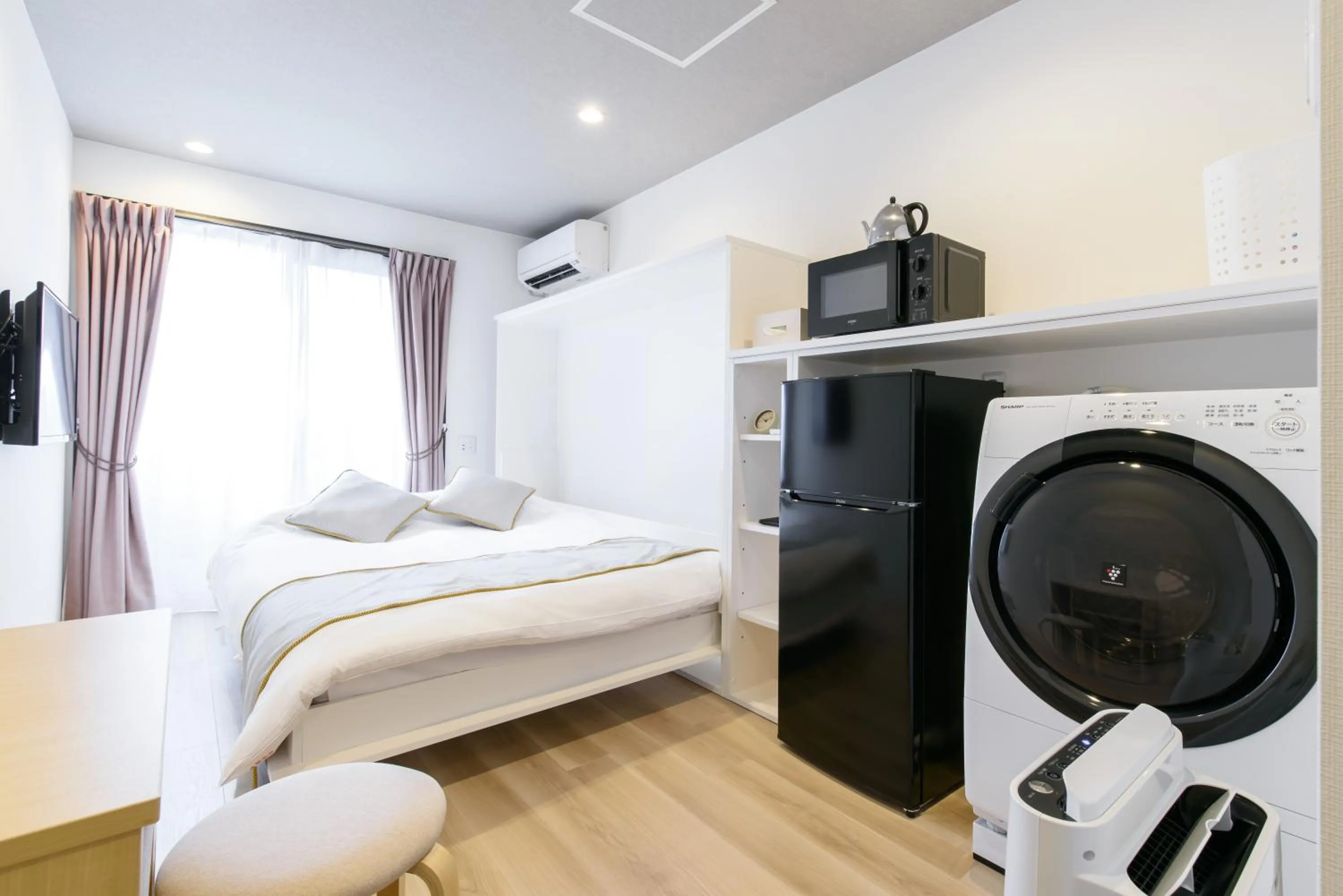 Bed in JP INN Kyoto Ekimae Izutsucho