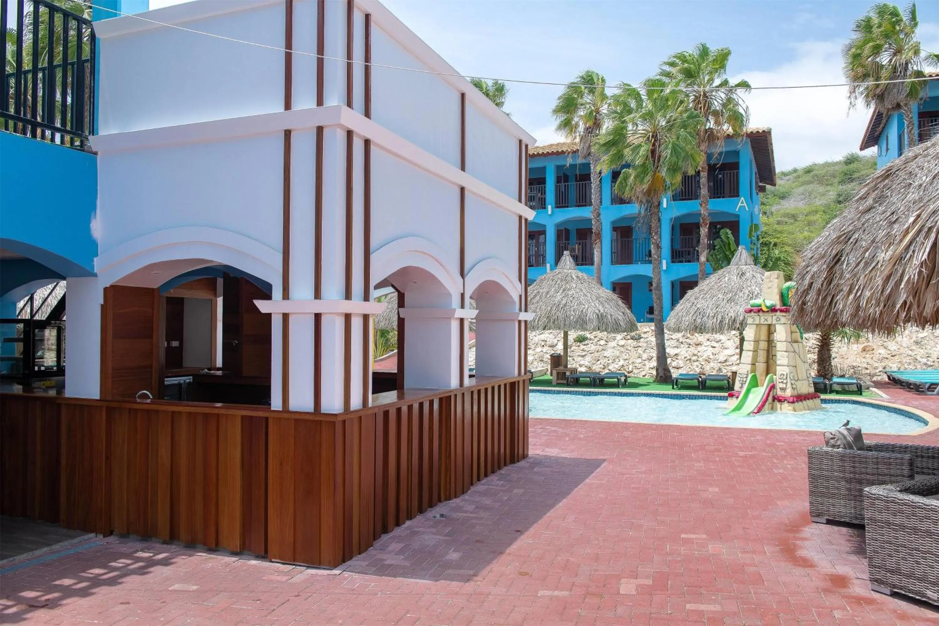 Pool view in Kunuku Resort All Inclusive Curacao, Trademark by Wyndham