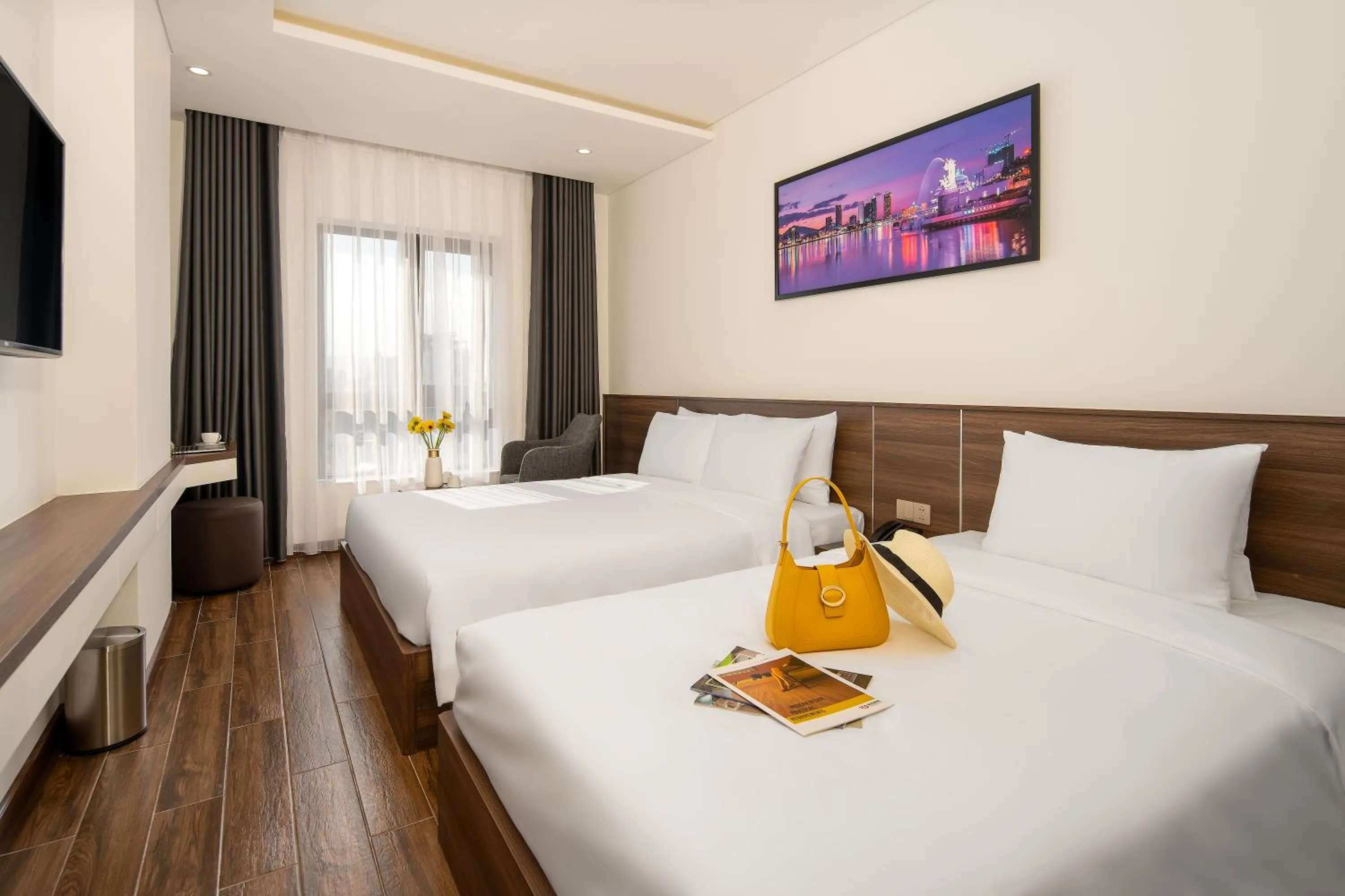 Bed in Tan Phuong Nam Hotel & Apartment