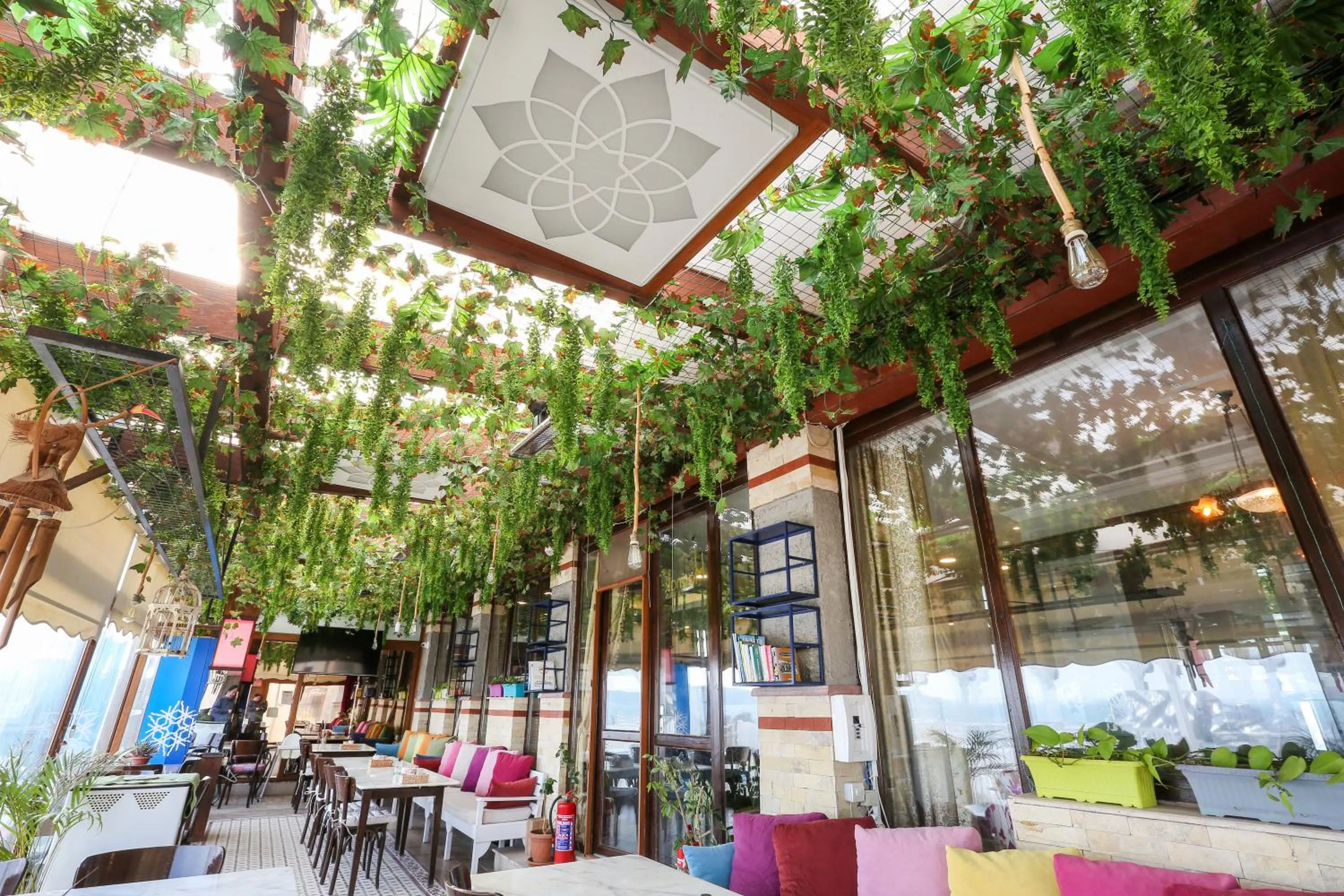 Patio in URLA PERA HOTEL