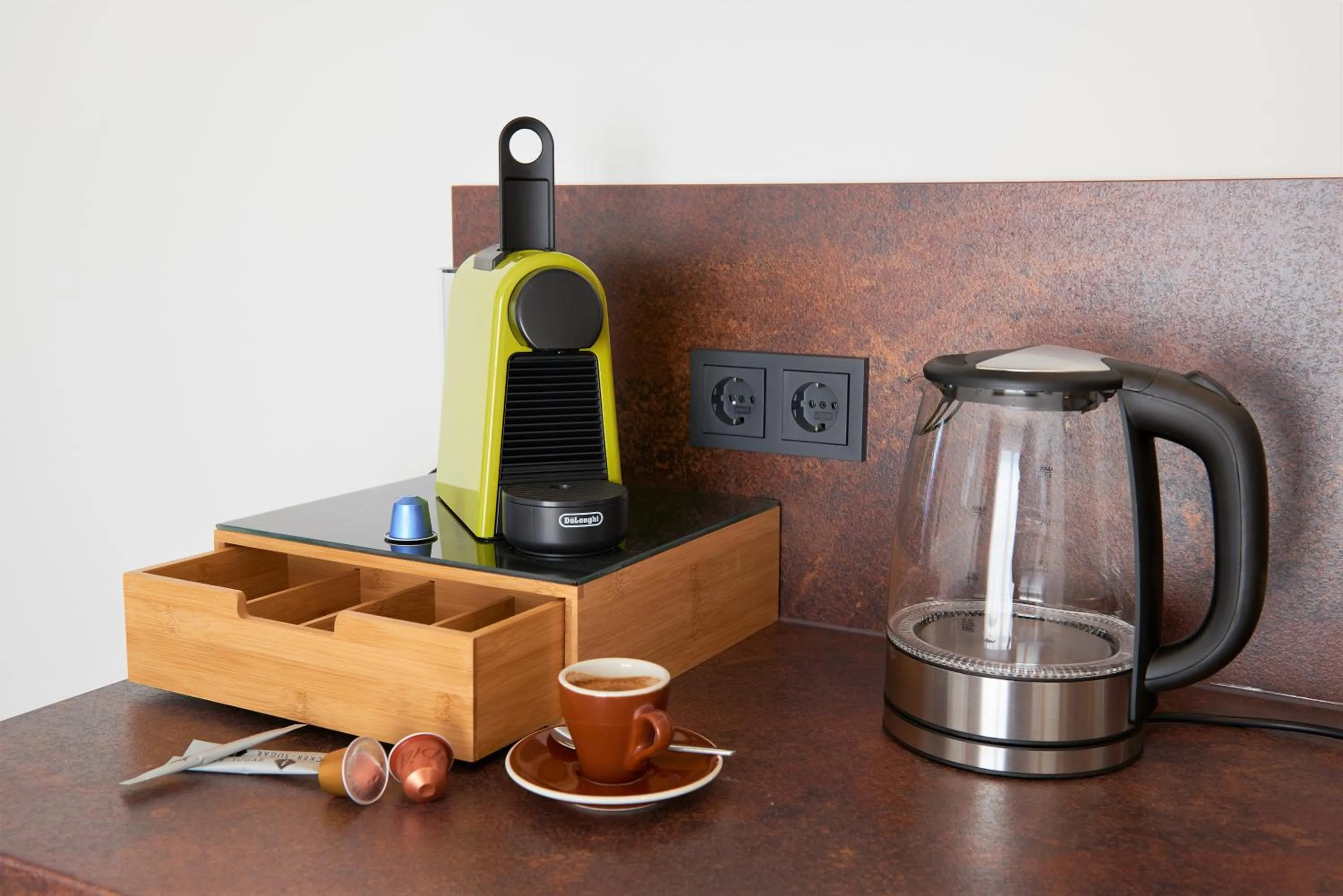 Coffee/tea facilities in Schneider APARTMENT ALLERSBERG